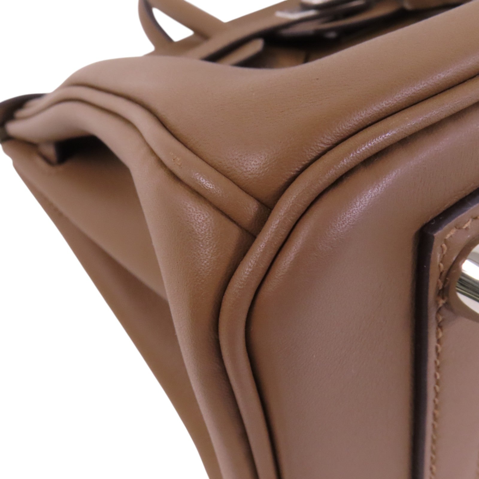 HERMES 【激減優惠】Swift皮革Birkin 25銀扣手挽袋