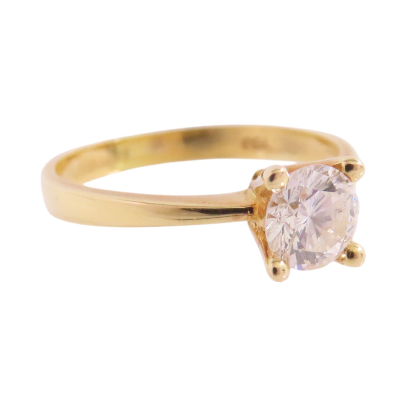 JEWELRY 18K黃金/鑽石Diamond Ring戒指US#5.25