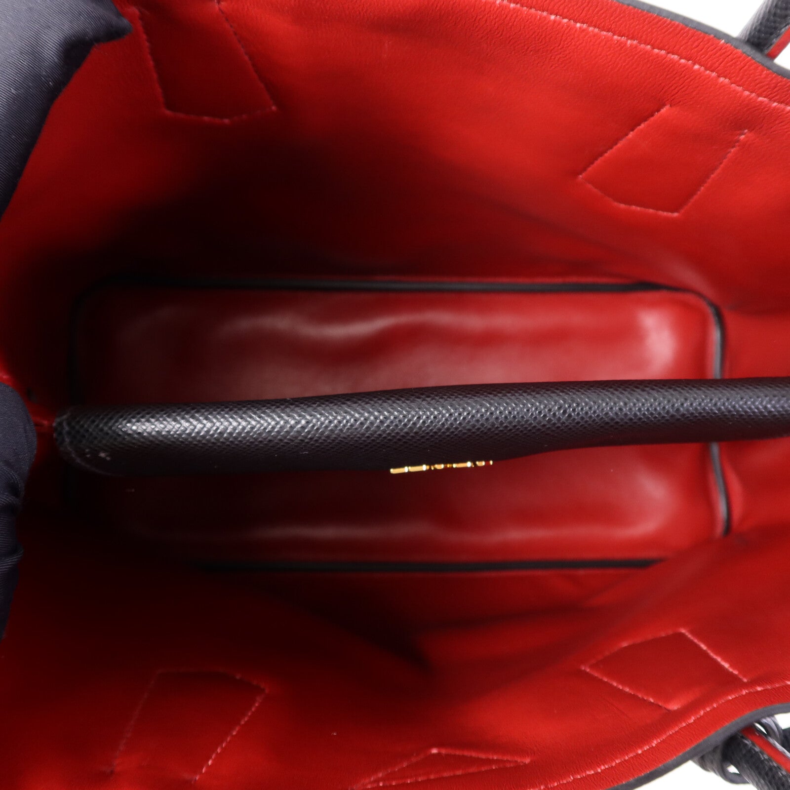 PRADA 牛皮皮革2 Way Shoulder Bag金扣手挽肩背兩用袋