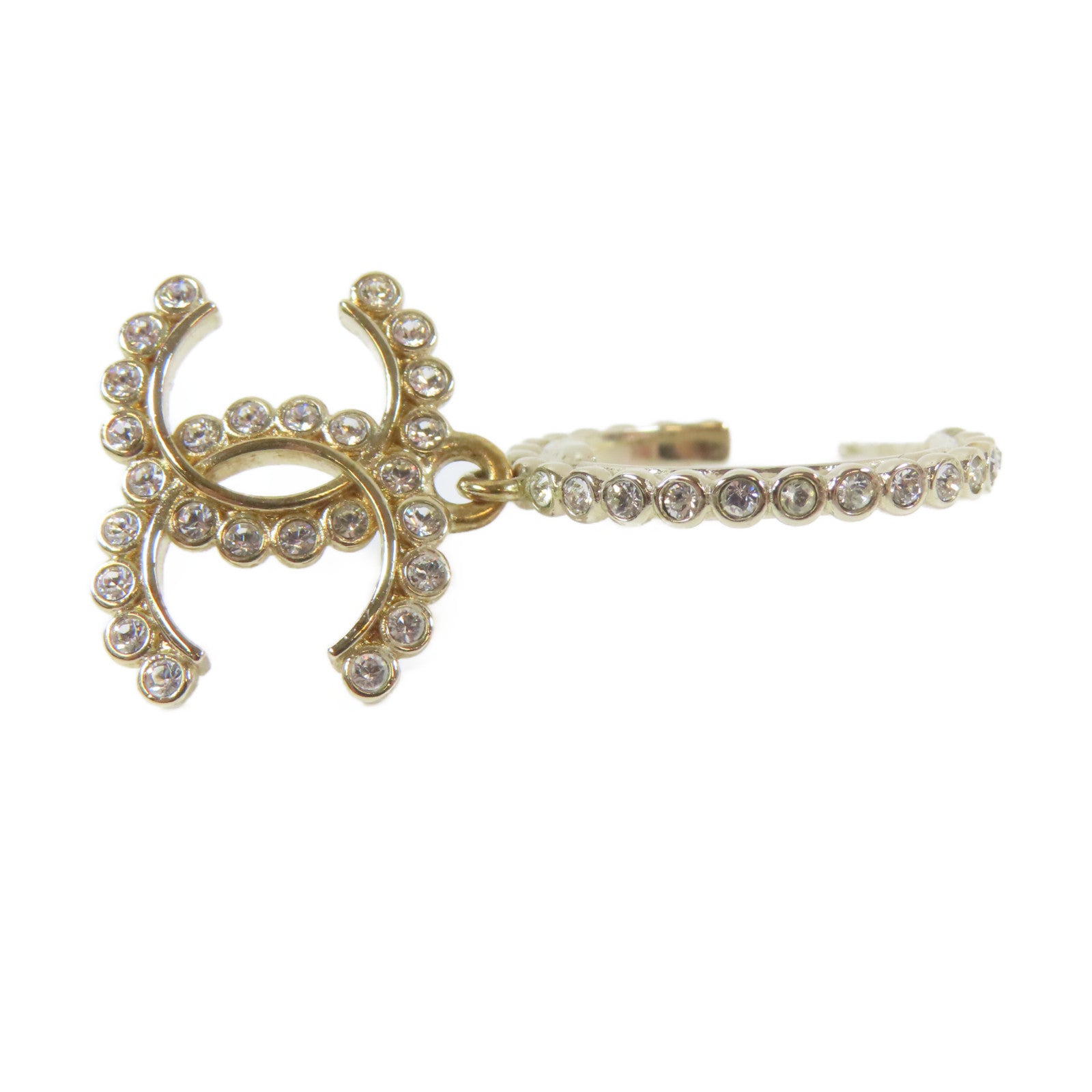 CHANEL 金屬Earring金色