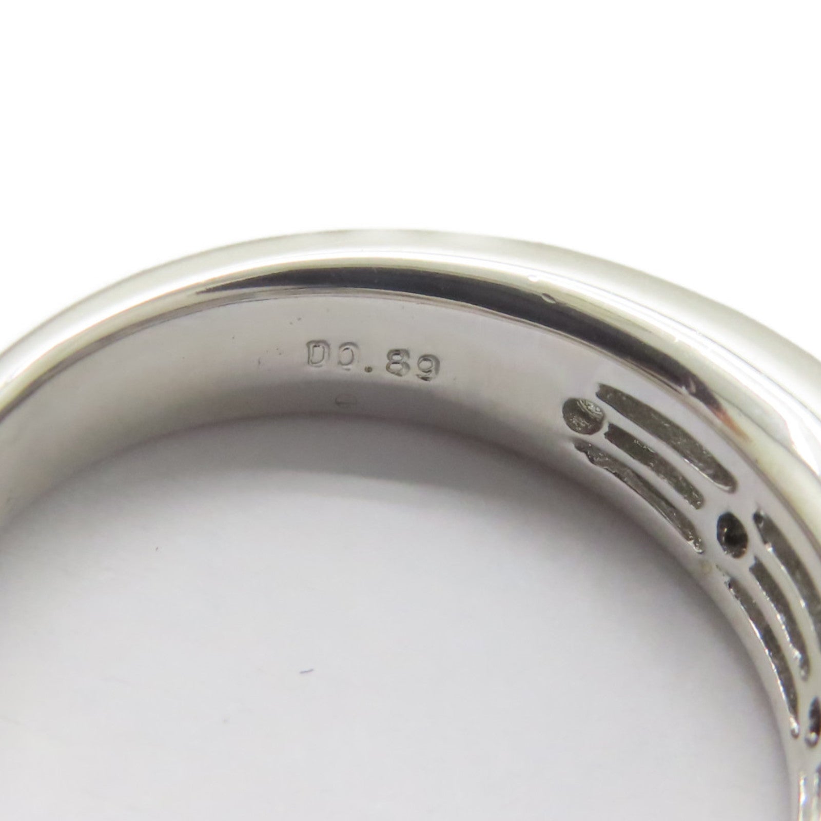 JEWELRY 18K白金Diamond Ring 0.89ct鑽石戒指US#8.5