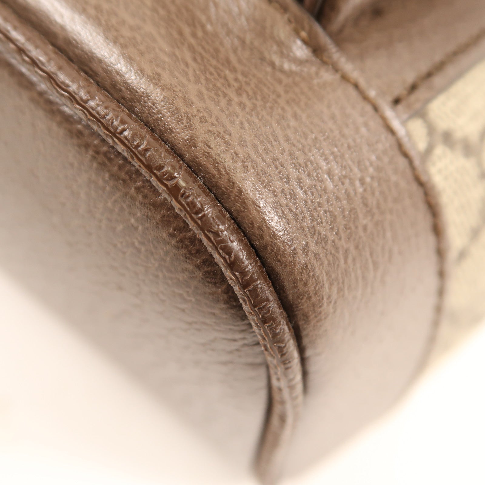 GUCCI 塗層帆布Backpack金扣背包