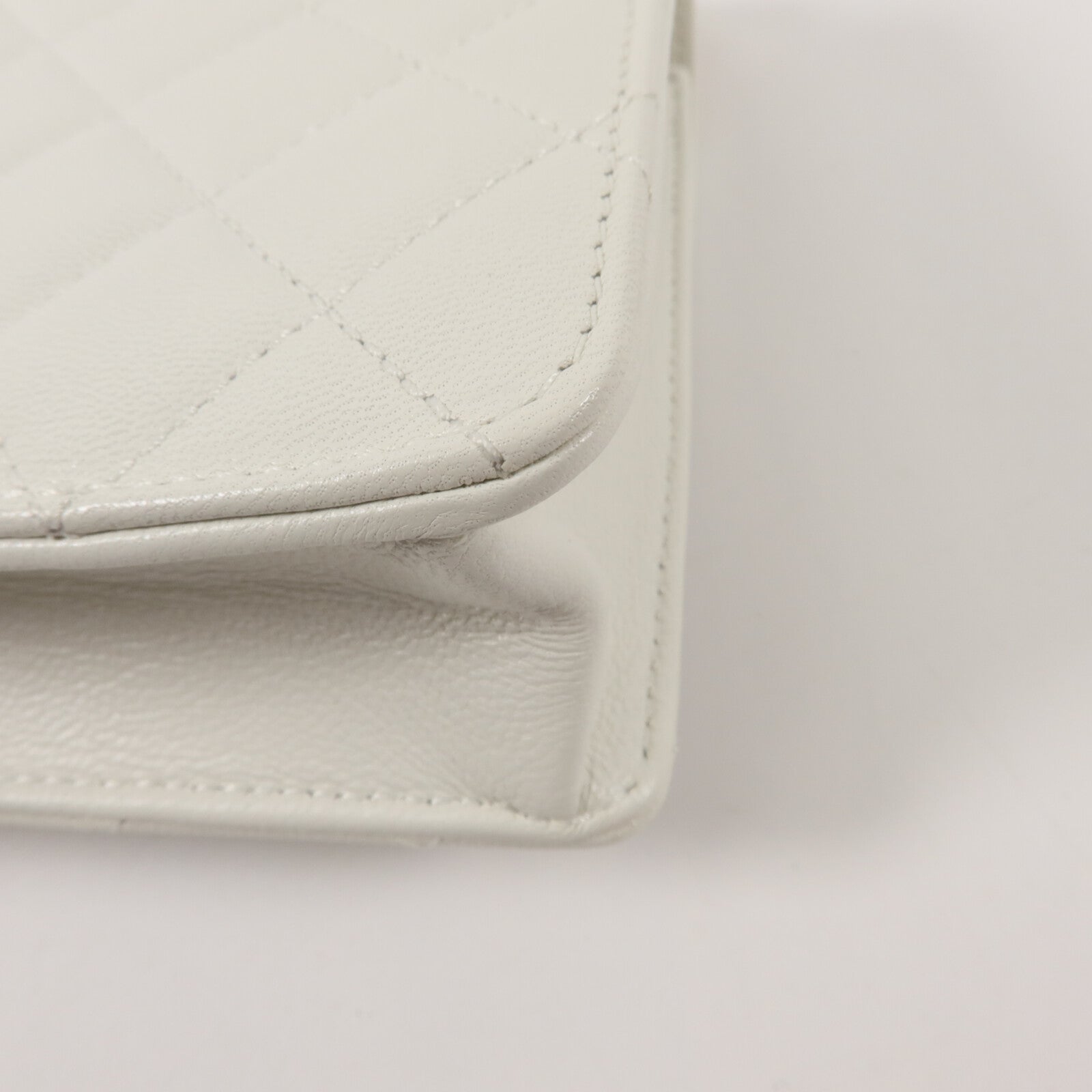CHANEL 牛皮皮革Pearl Flap Bag鏈帶肩背袋