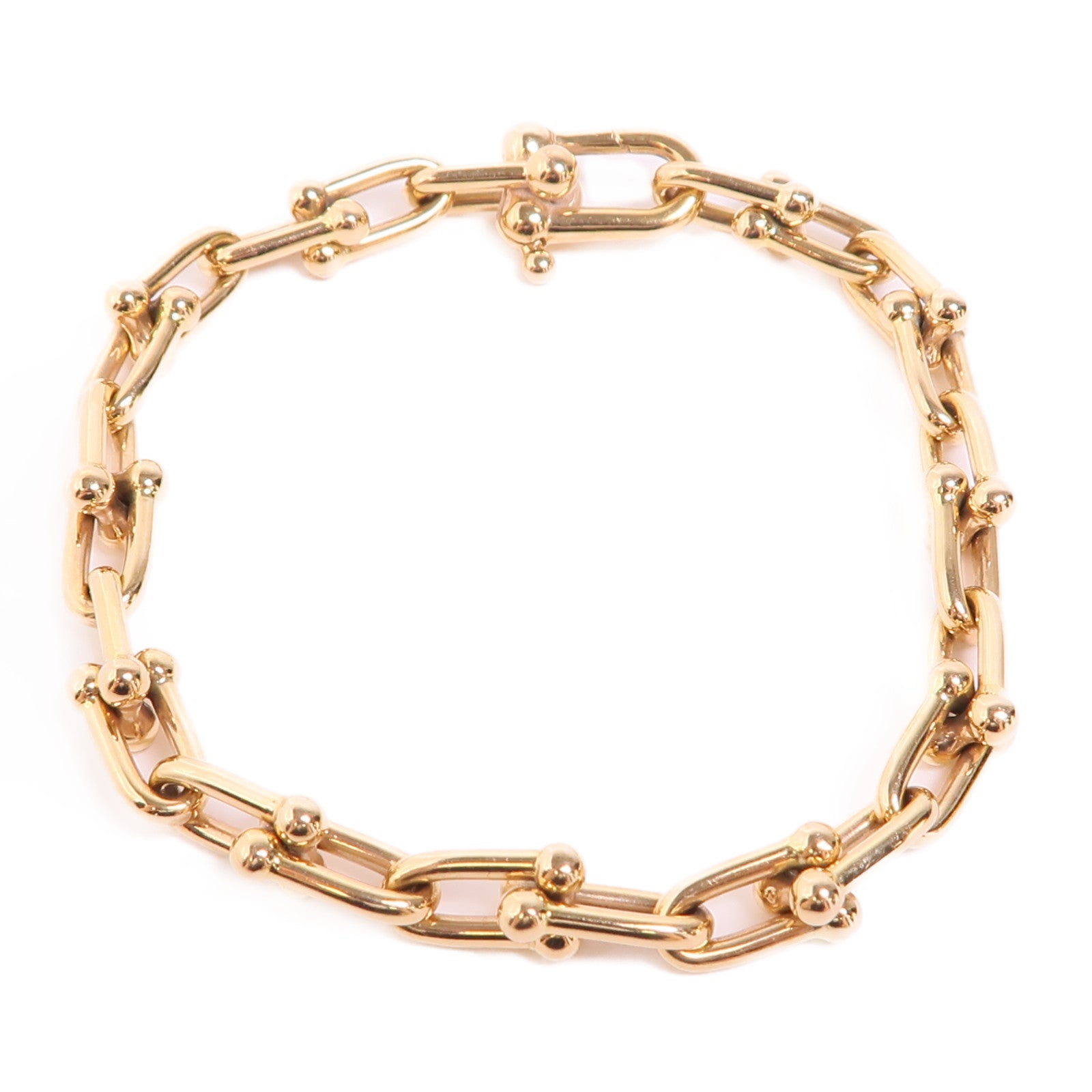 TIFFANY＆CO 18K玫瑰金Small Link Bracelet手鏈