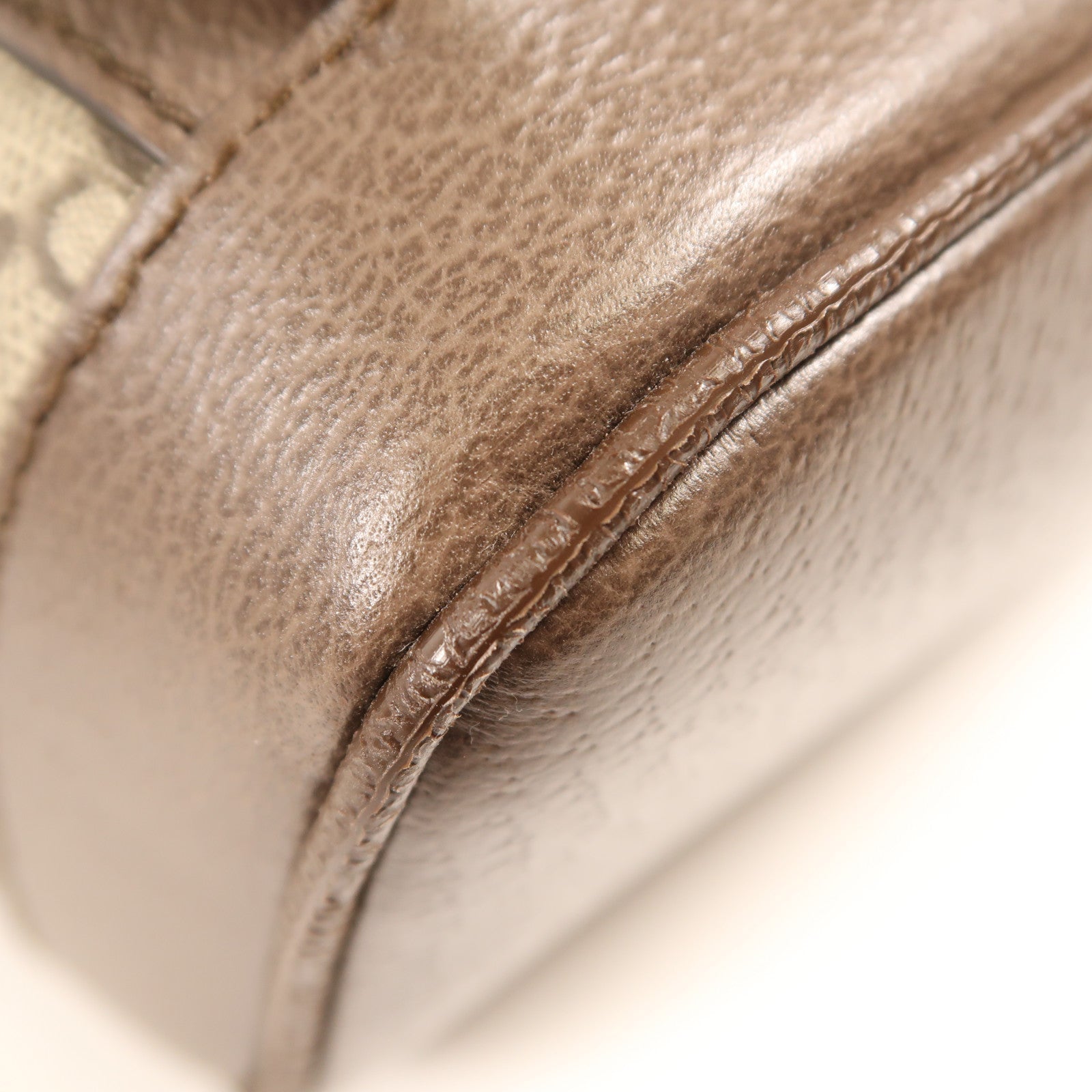 GUCCI 塗層帆布Backpack金扣背包