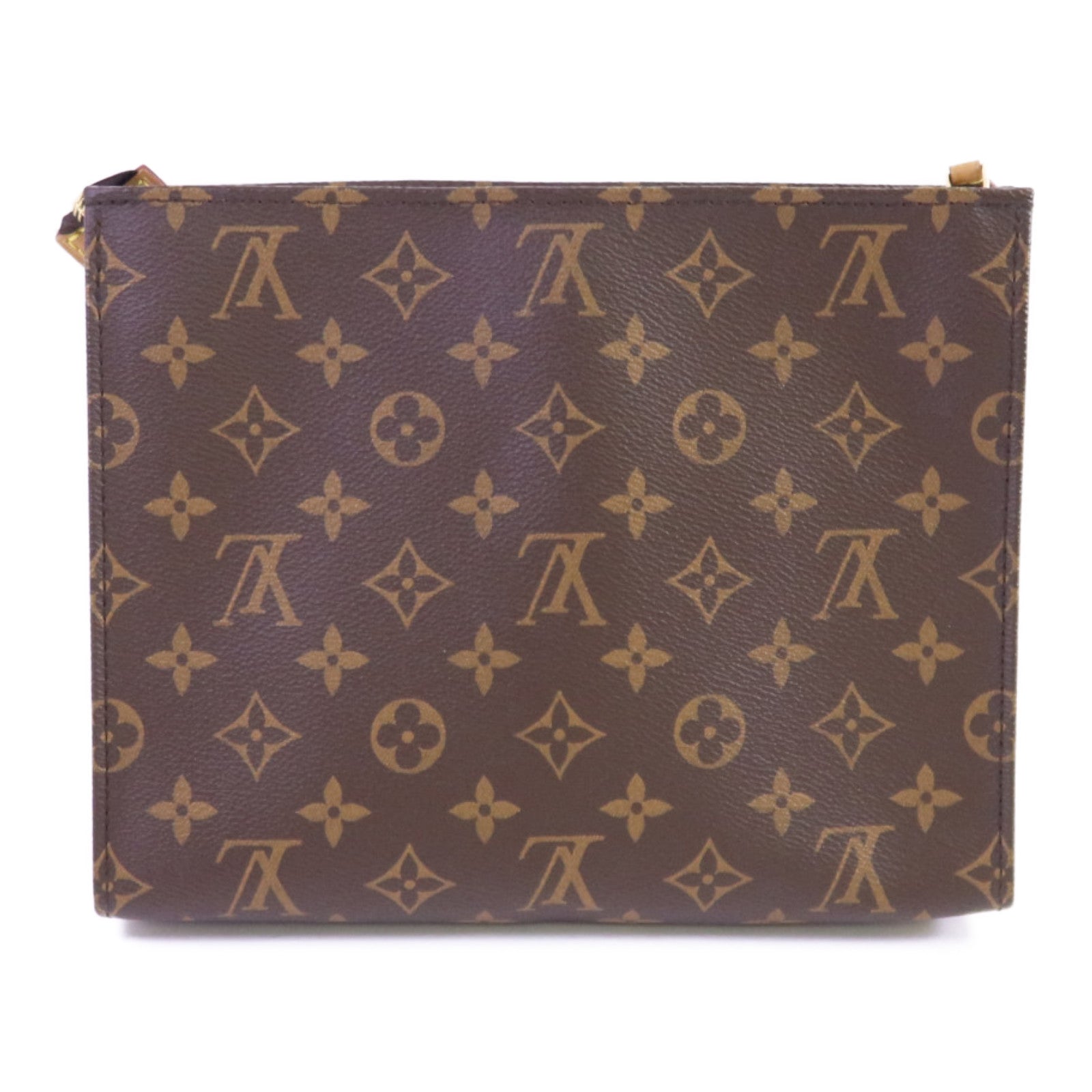 LOUIS VUITTON Monogram Toiletry Pouch On Chain金扣鏈帶肩背袋