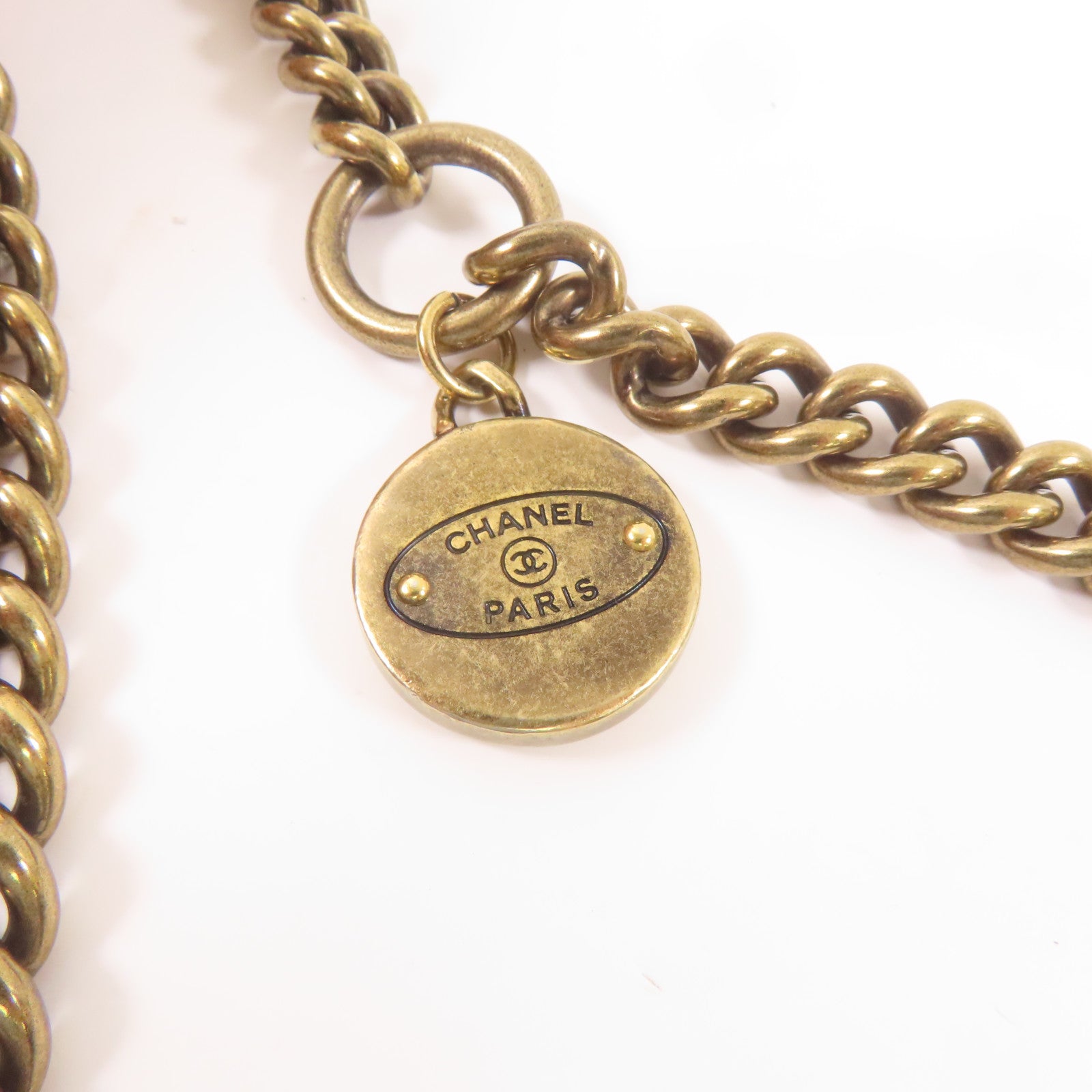 CHANEL 羊皮皮革Chain Shoulder肩背袋粉紅色