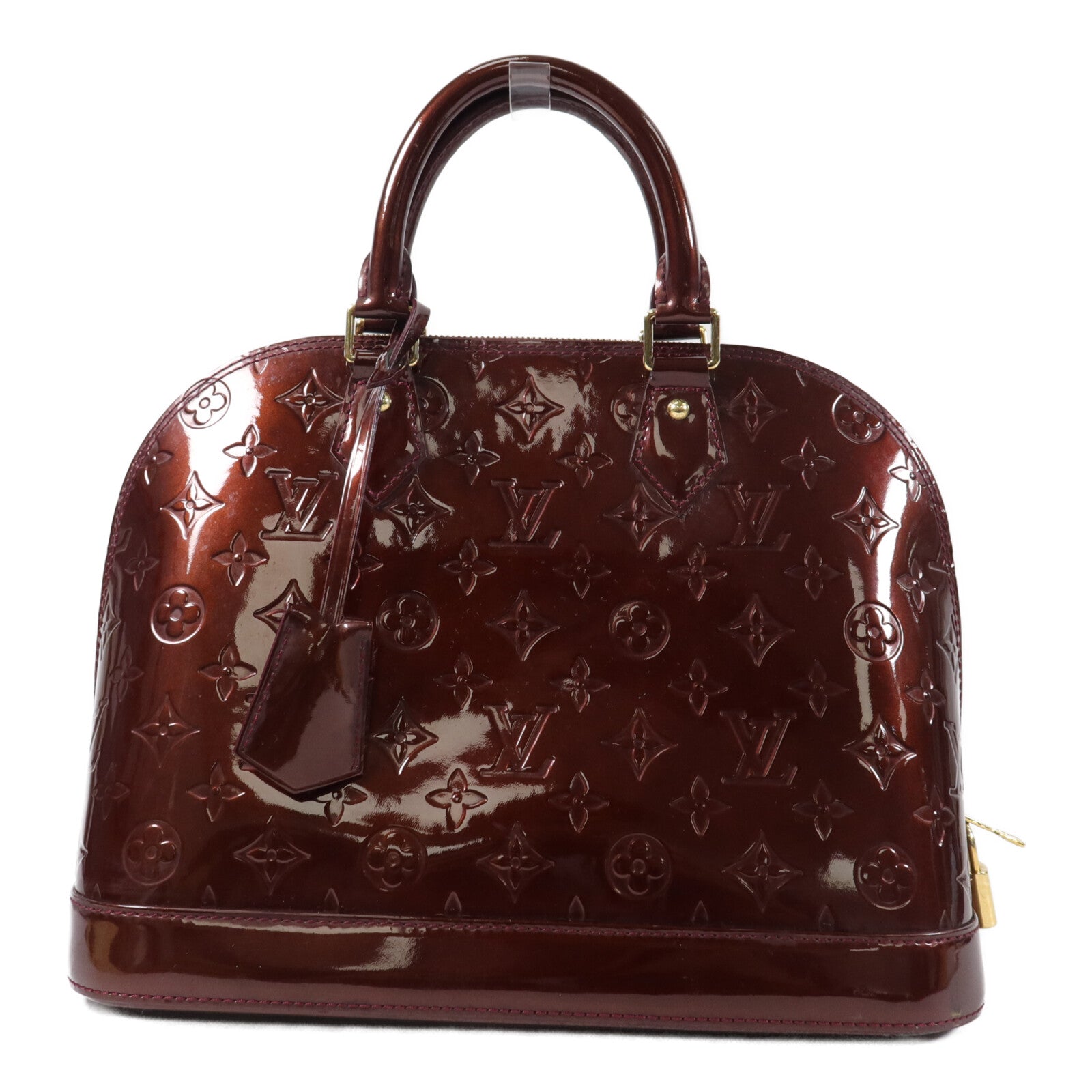 LOUIS VUITTON 漆皮皮革Alma PM手挽袋