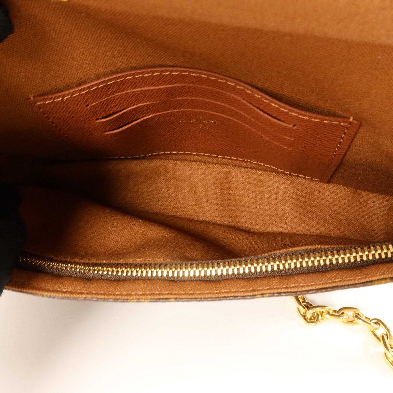 LOUIS VUITTON Monogram Wallet On Chain Ivy金扣肩背袋