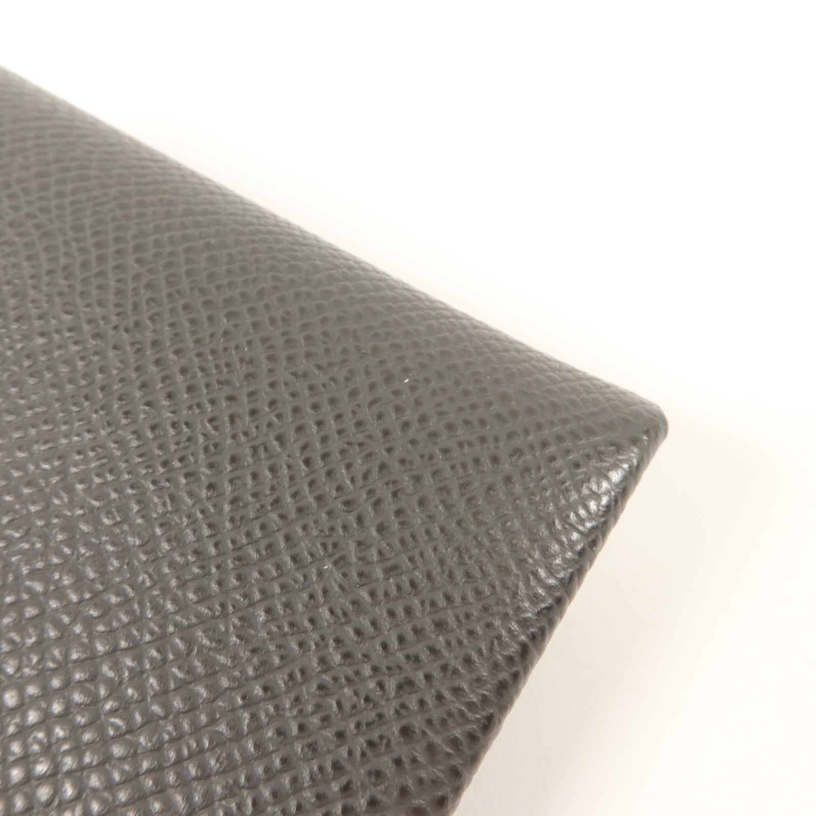 HERMES Epsom皮革Calvi Duo Compact Card Holder卡片套Graphite