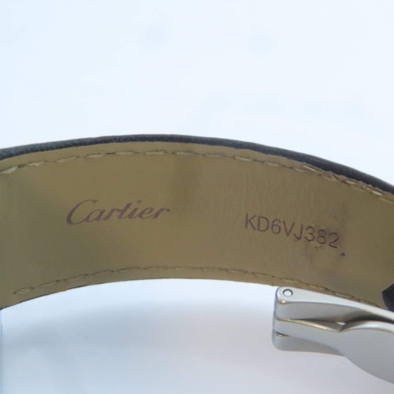 CARTIER Tank Solo LM不鏽鋼手錶石英機芯白色