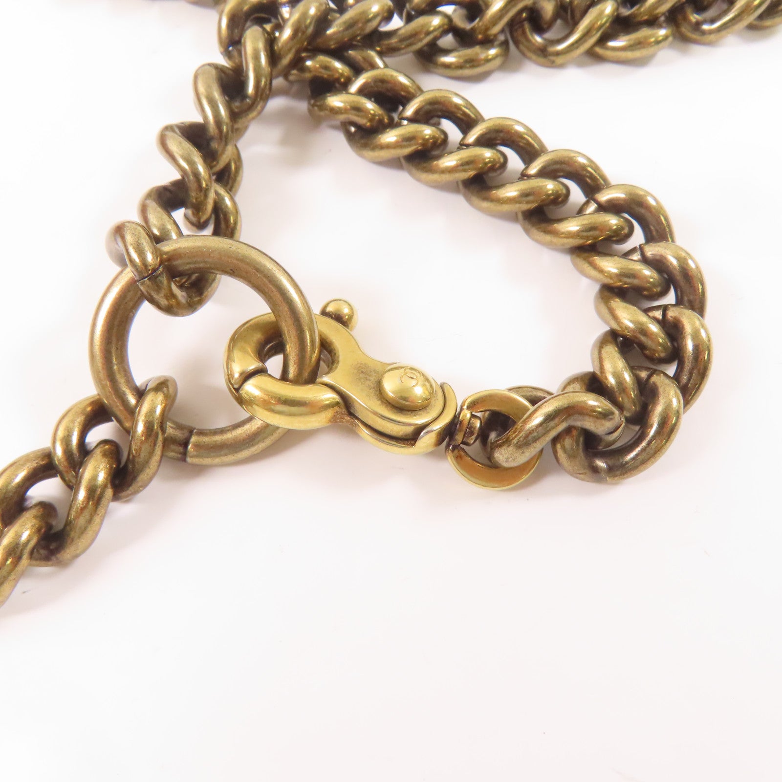 CHANEL 羊皮皮革Chain Shoulder肩背袋粉紅色