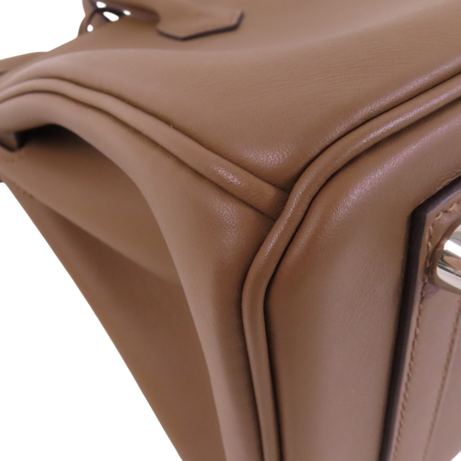 HERMES 【激減優惠】Swift皮革Birkin 25銀扣手挽袋