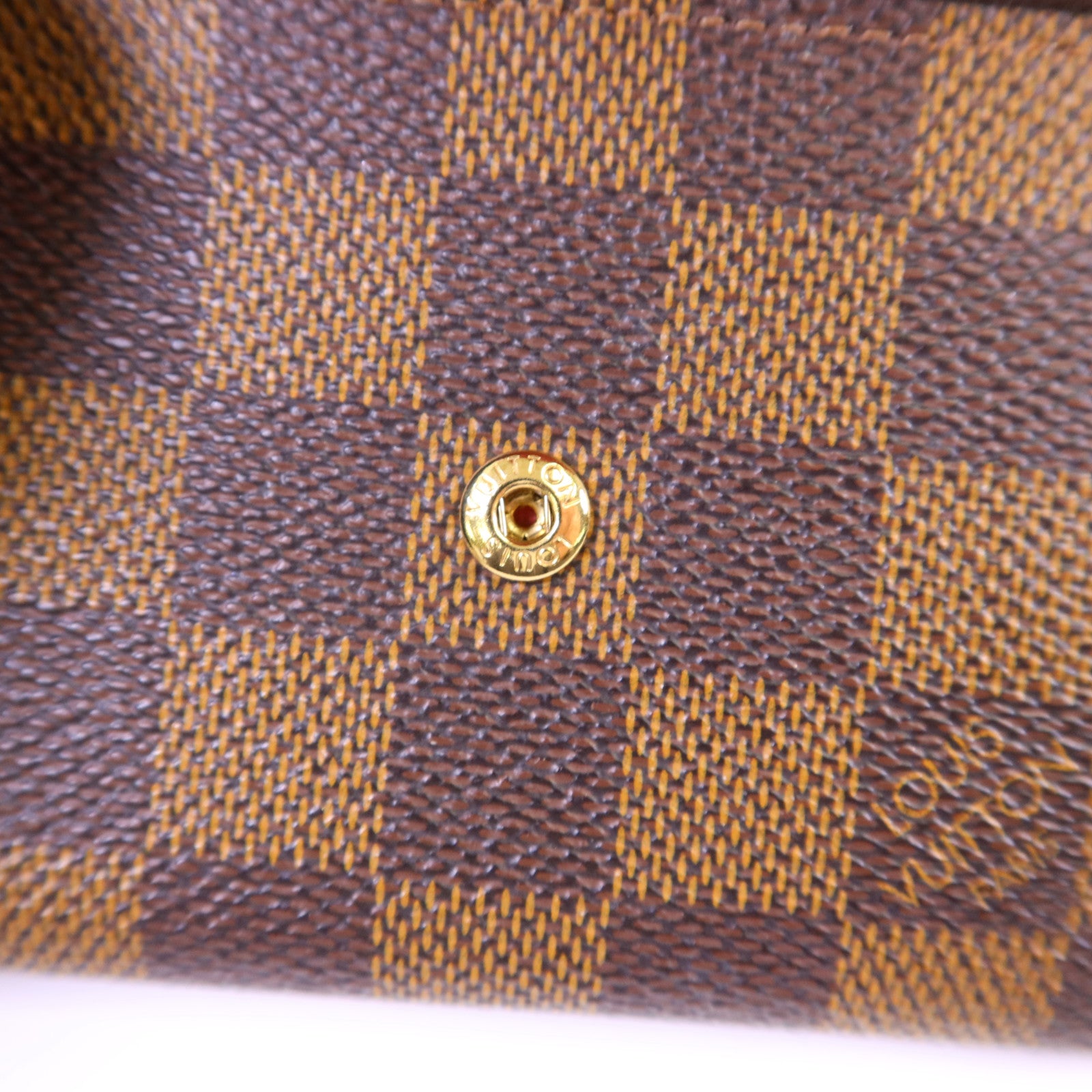 LOUIS VUITTON 【激減優惠】Damier Victorine Wallet金扣銀包