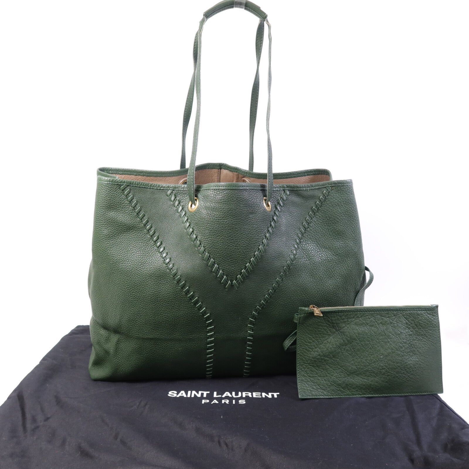 SAINT LAURENT 牛皮皮革Neo Double Reversible金扣肩背袋