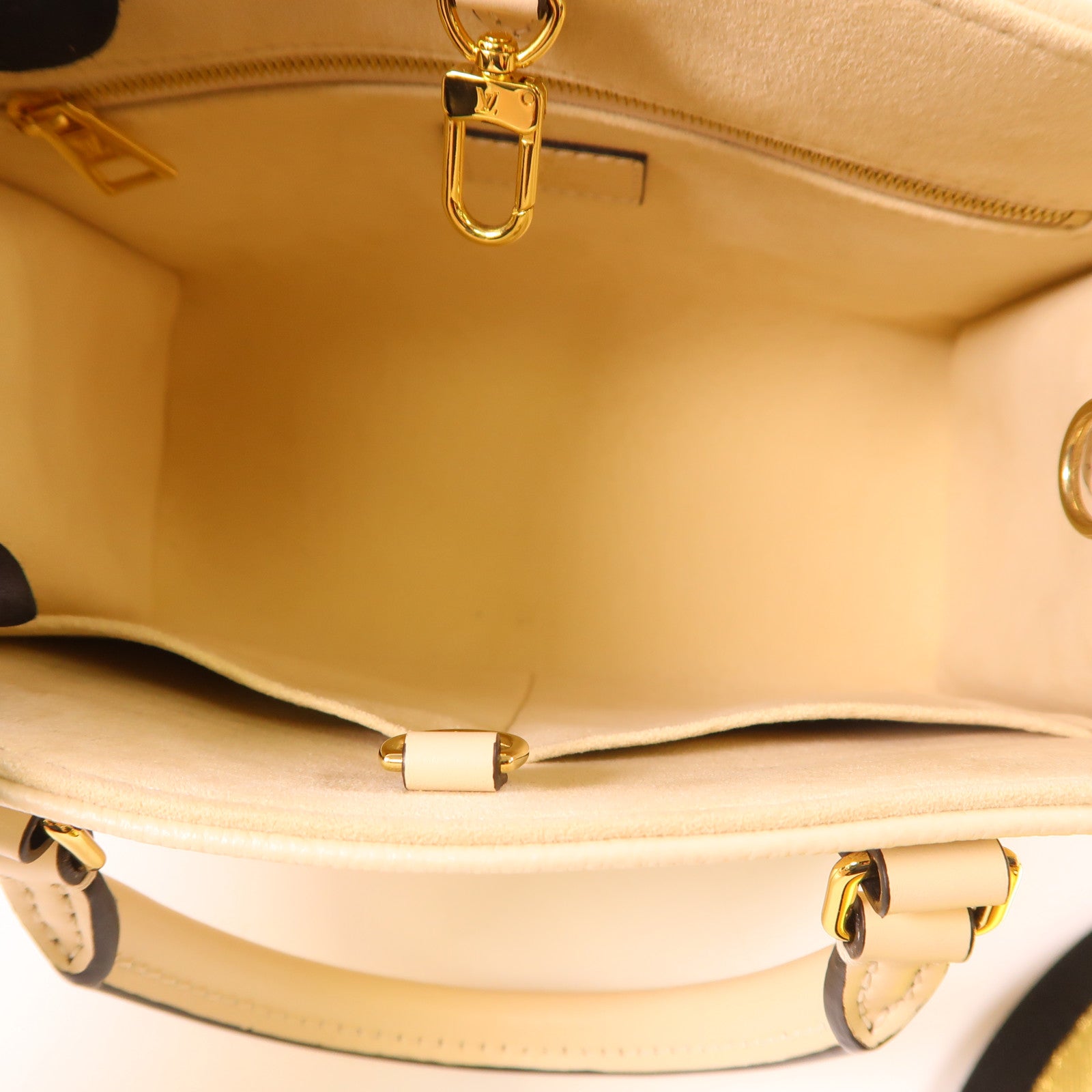 LOUIS VUITTON Monogram Empreinte On The Go PM金扣手挽肩背兩用袋