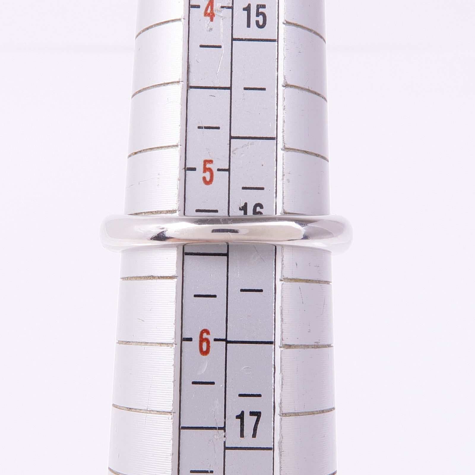 JEWELRY PT900鉑金Ruby Diamond Ring紅寶石/鑽石戒指US#5.5