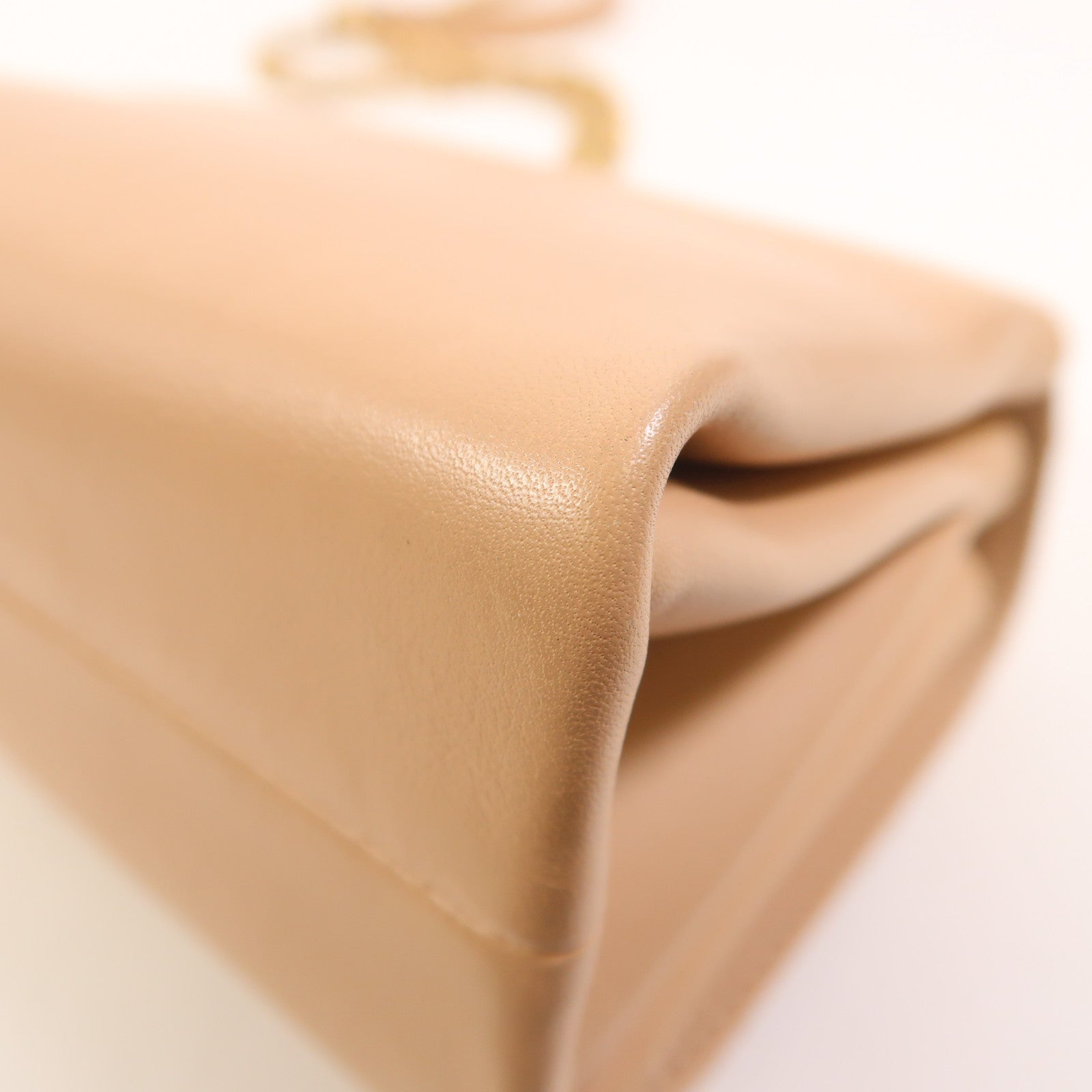 CHANEL 牛皮皮革2 Way Shoulder Bag金扣手挽肩背兩用袋