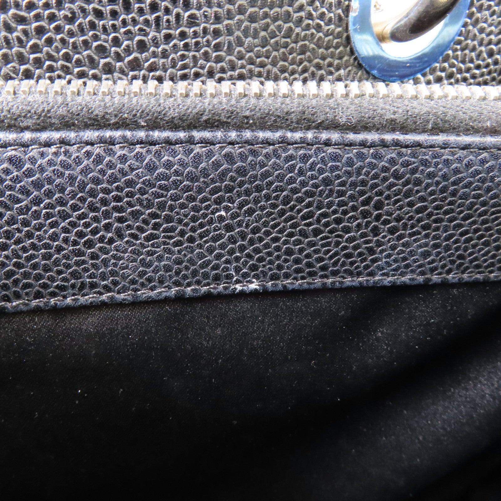 CHANEL 牛皮皮革GST Grand Shopping Tote Bag銀扣鏈帶肩背袋/手挽袋