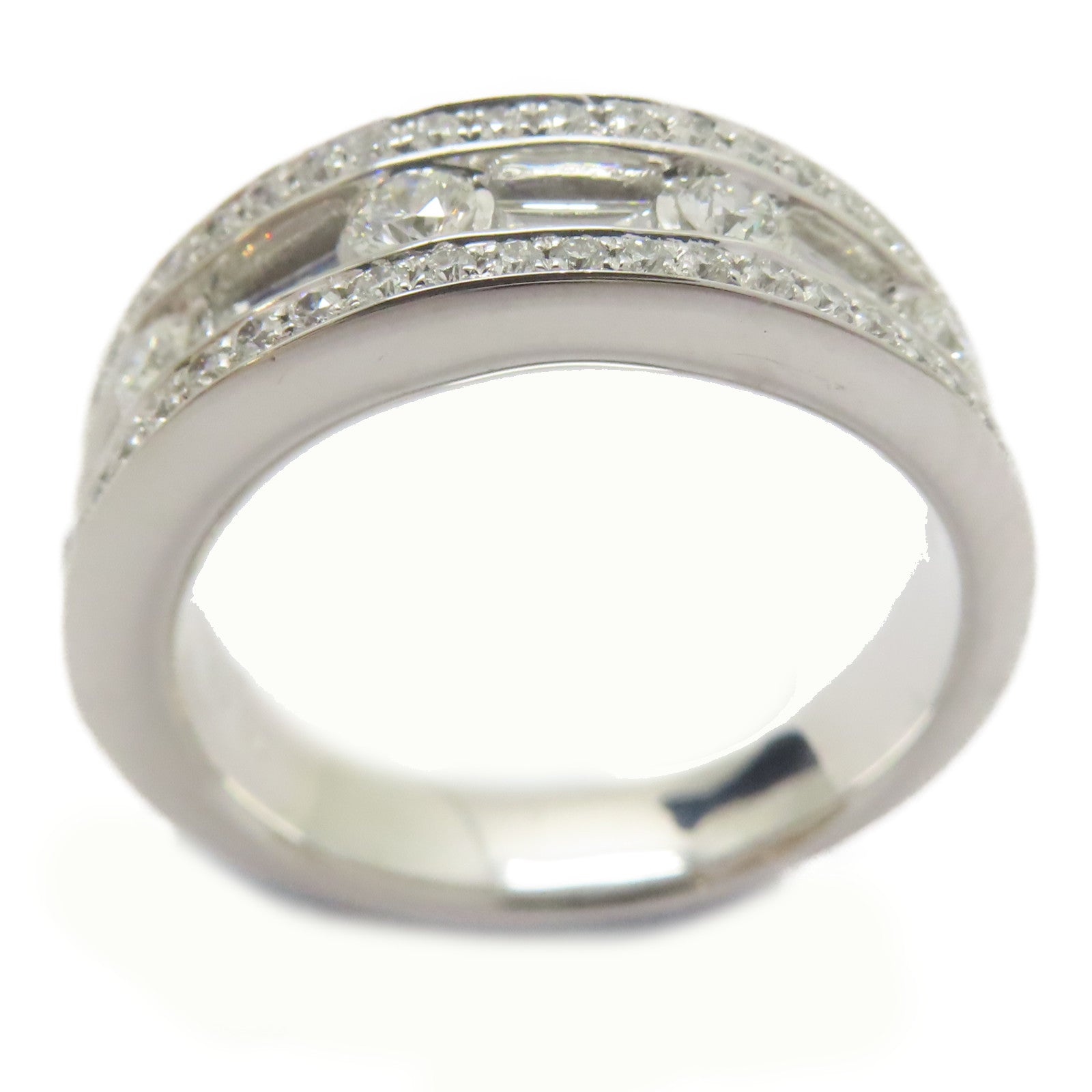 JEWELRY 18K白金Diamond Ring 0.89ct鑽石戒指US#8.5