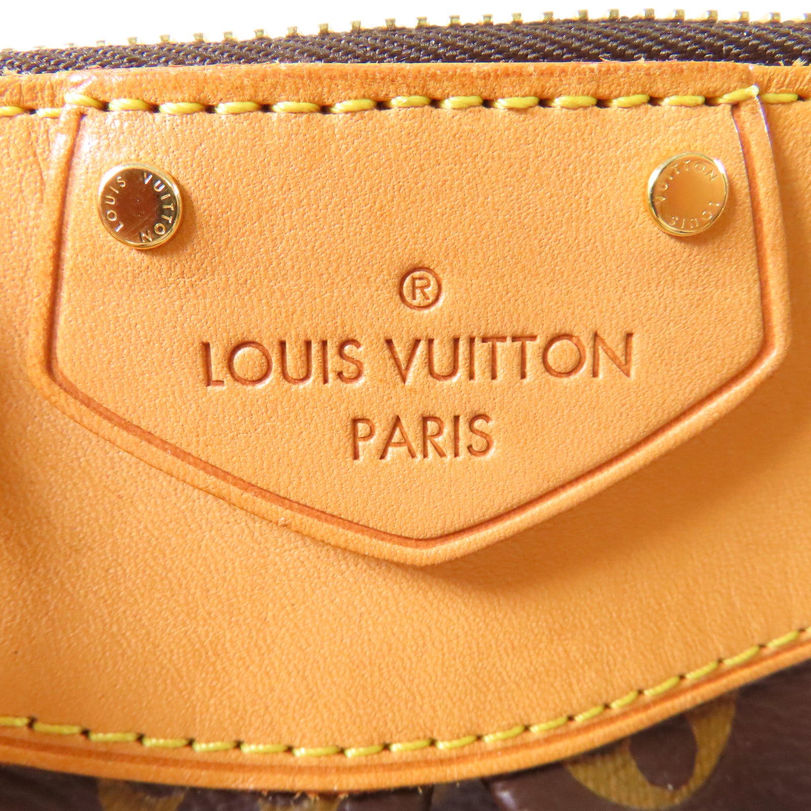 LOUIS VUITTON Monogram Segur金扣手挽肩背兩用袋啡色
