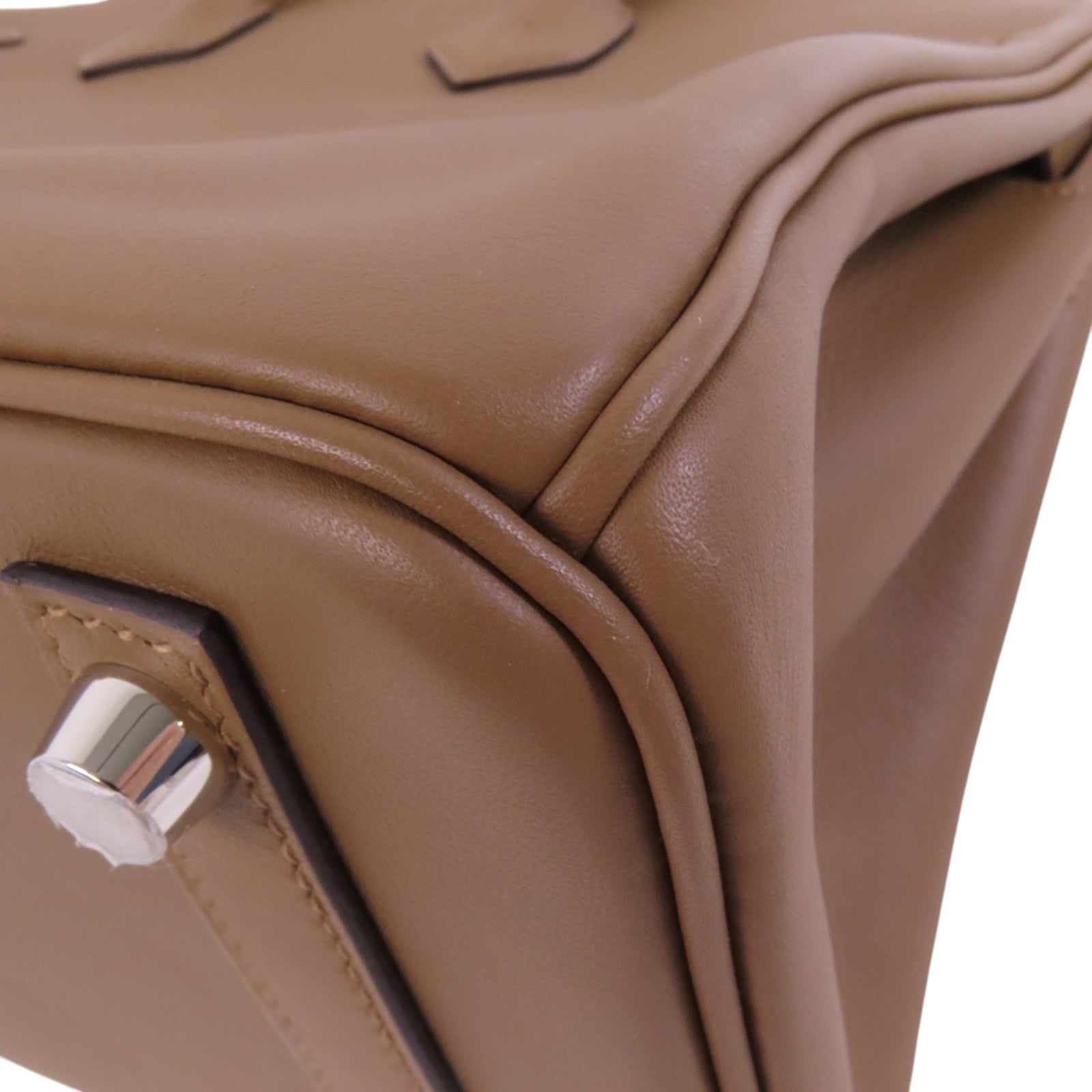 HERMES Swift皮革Birkin 25銀扣手挽袋