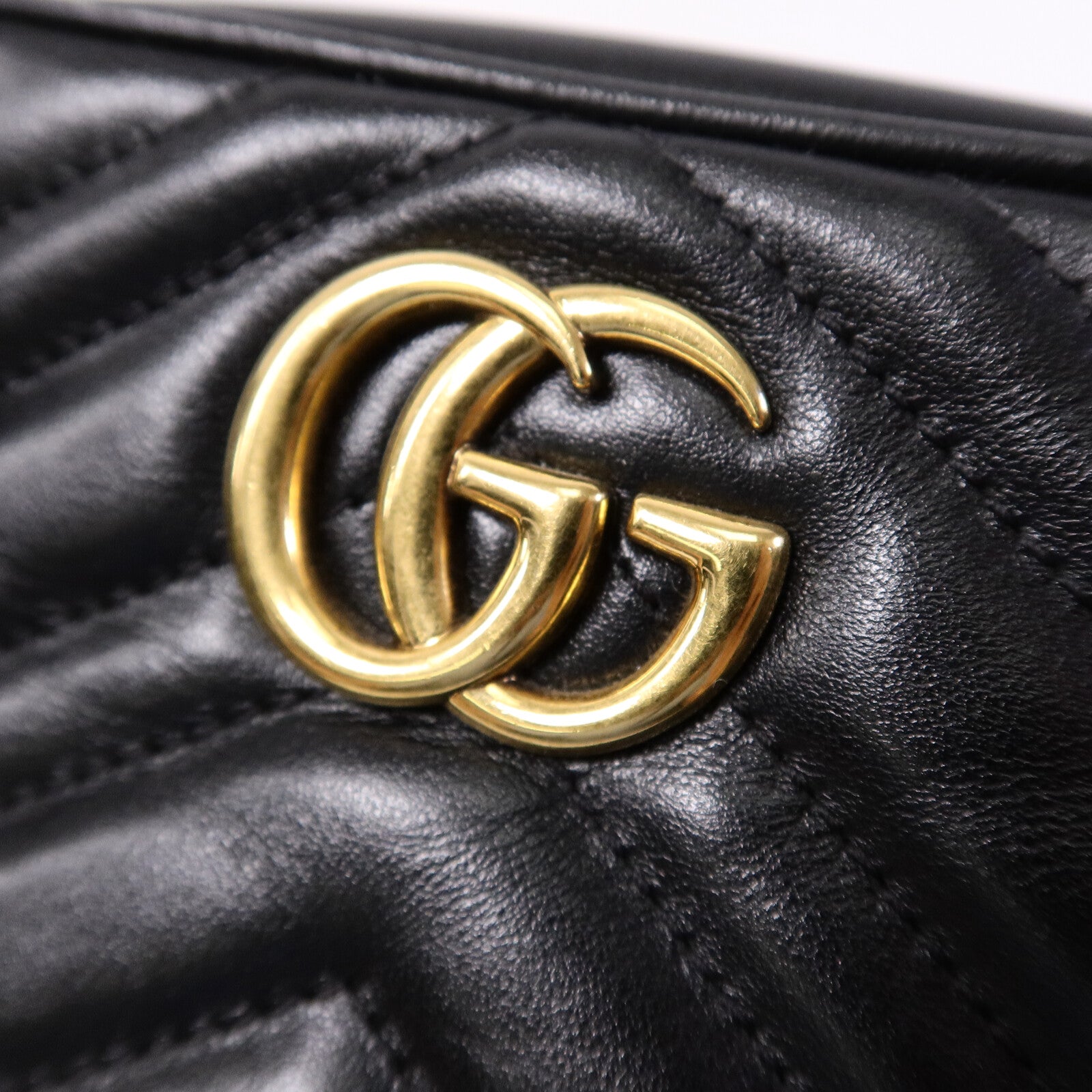 GUCCI 牛皮皮革GG Marmont Mini肩背袋