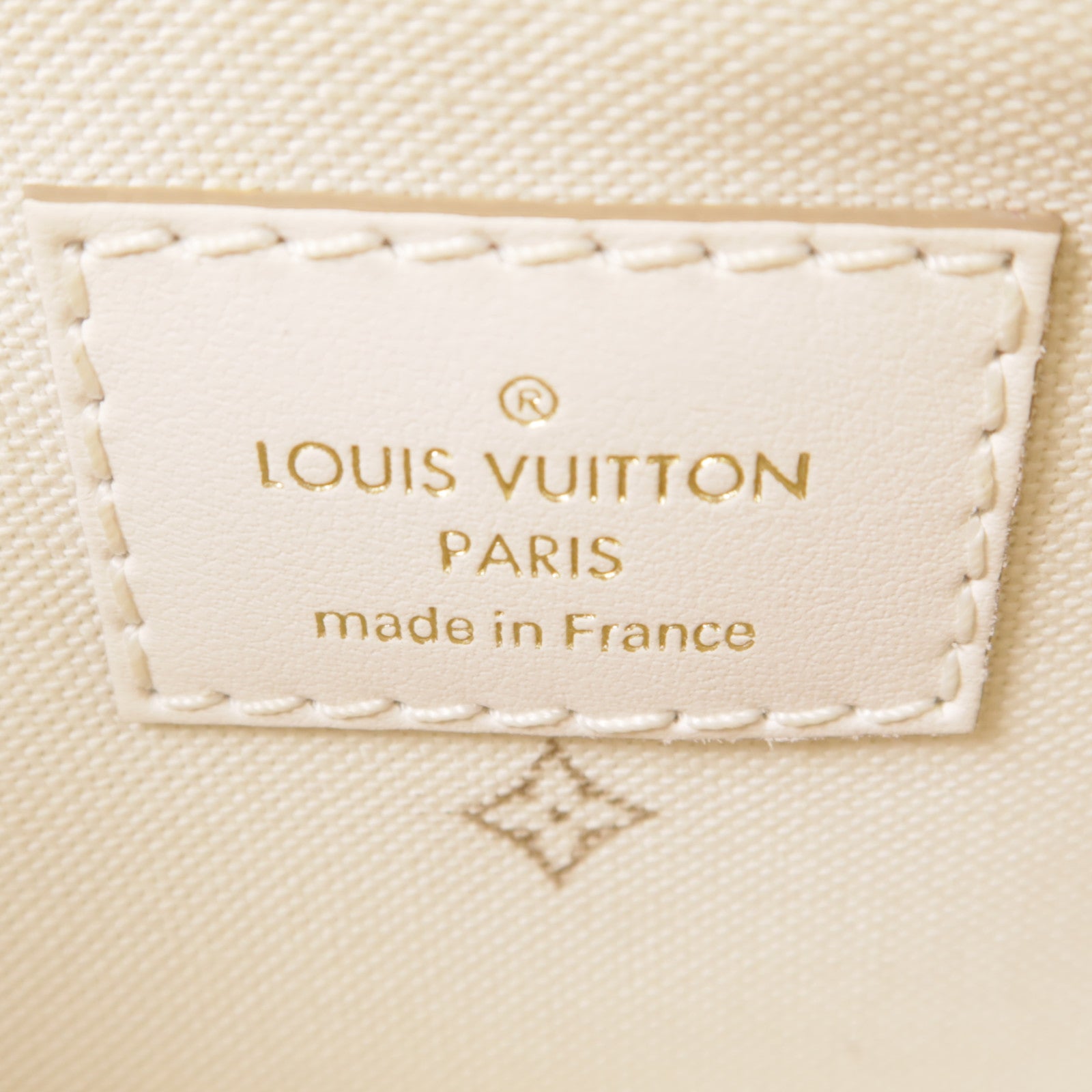 LOUIS VUITTON Monogram Empreinte Marshmallow PM金扣手挽肩背兩用袋