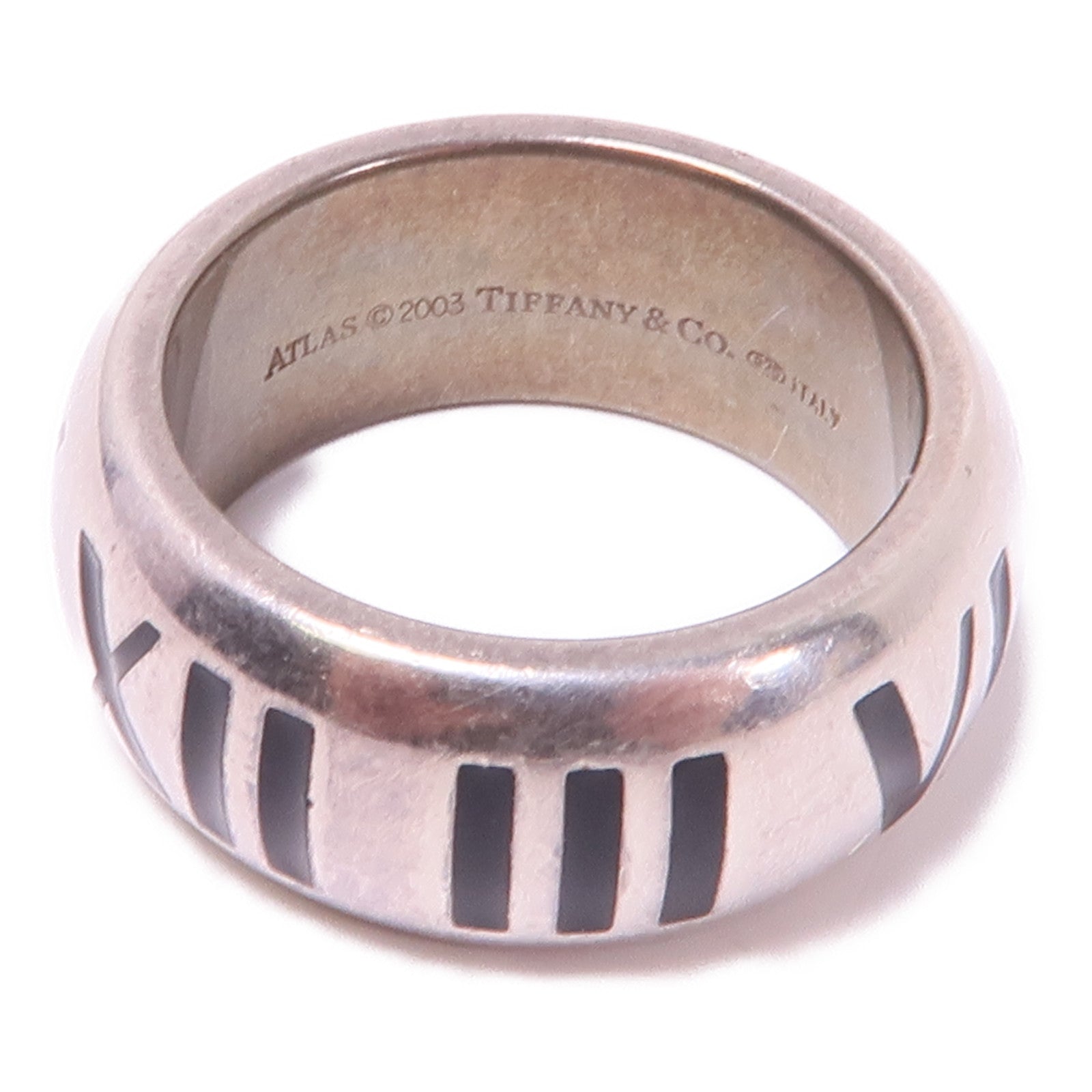 TIFFANY＆CO 925純銀Atlas Ring戒指US#4.25