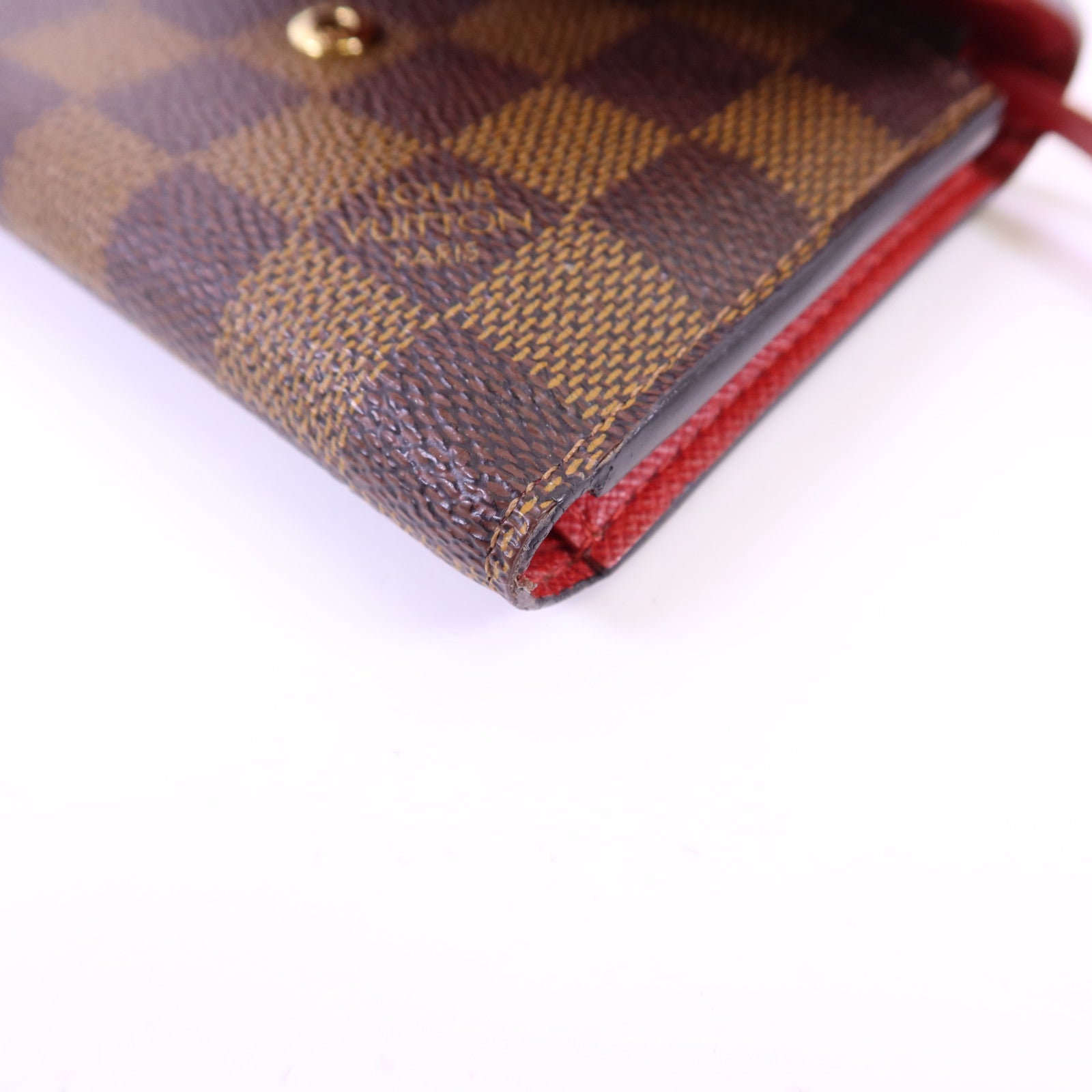 LOUIS VUITTON 【激減優惠】Damier Victorine Wallet金扣銀包
