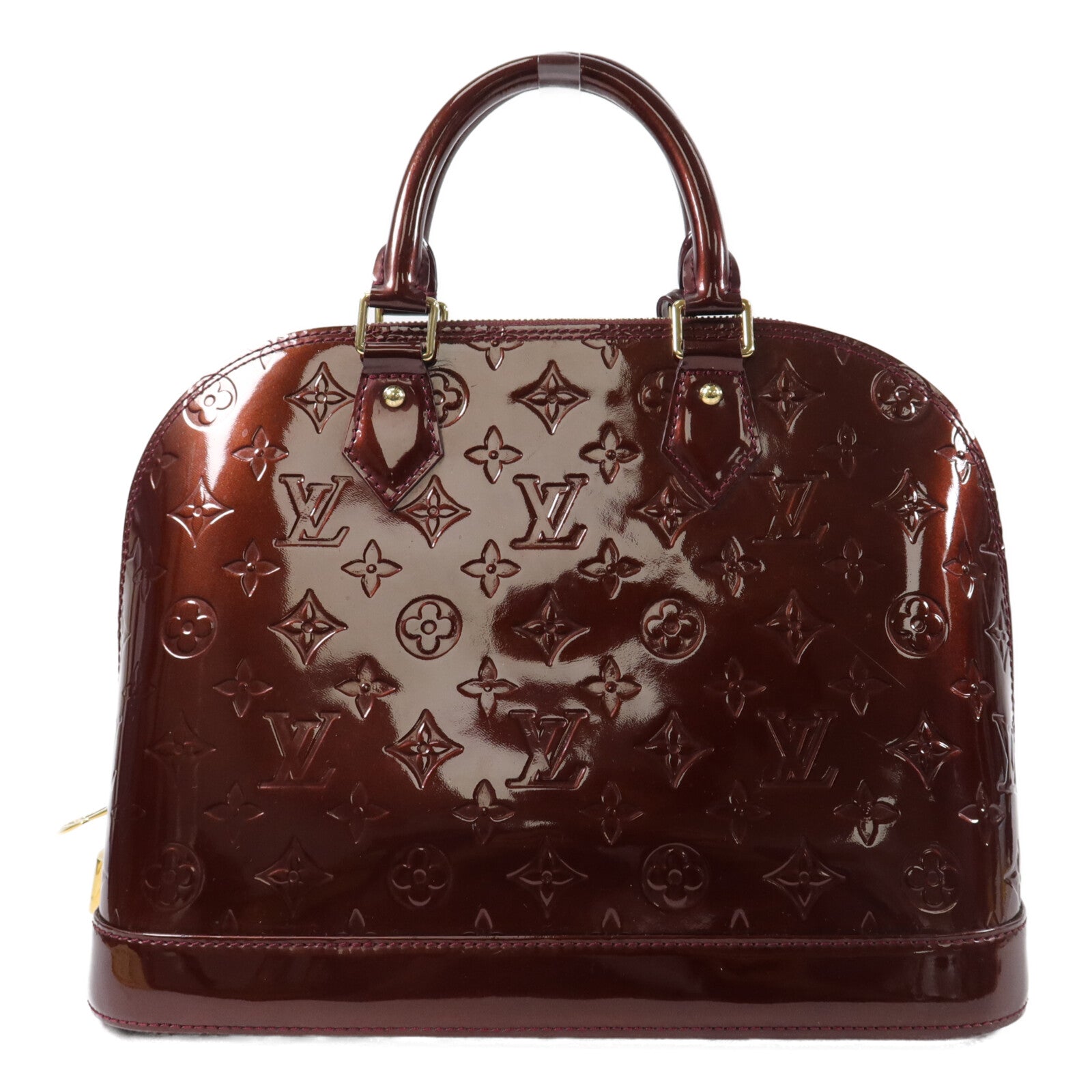 LOUIS VUITTON 漆皮皮革Alma PM手挽袋