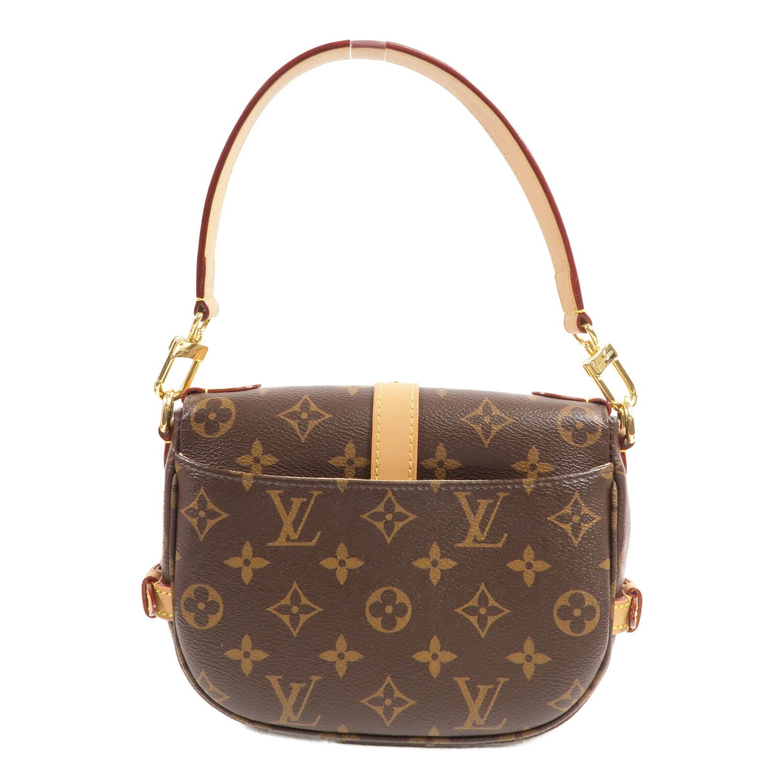 LOUIS VUITTON Monogram Saumur BB金扣手挽肩背兩用袋