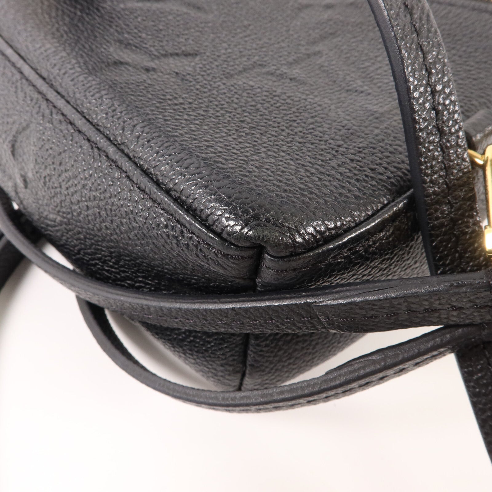 LOUIS VUITTON Monogram Empreinte Tiny Backpack金扣背包