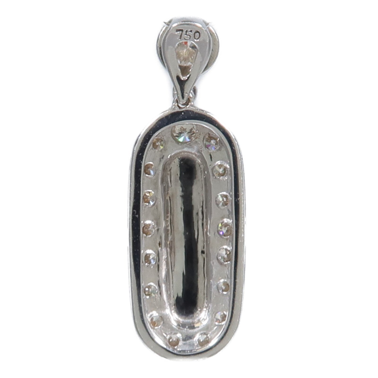 JEWELRY 18K白金Jade Pendant翡翠吊墜
