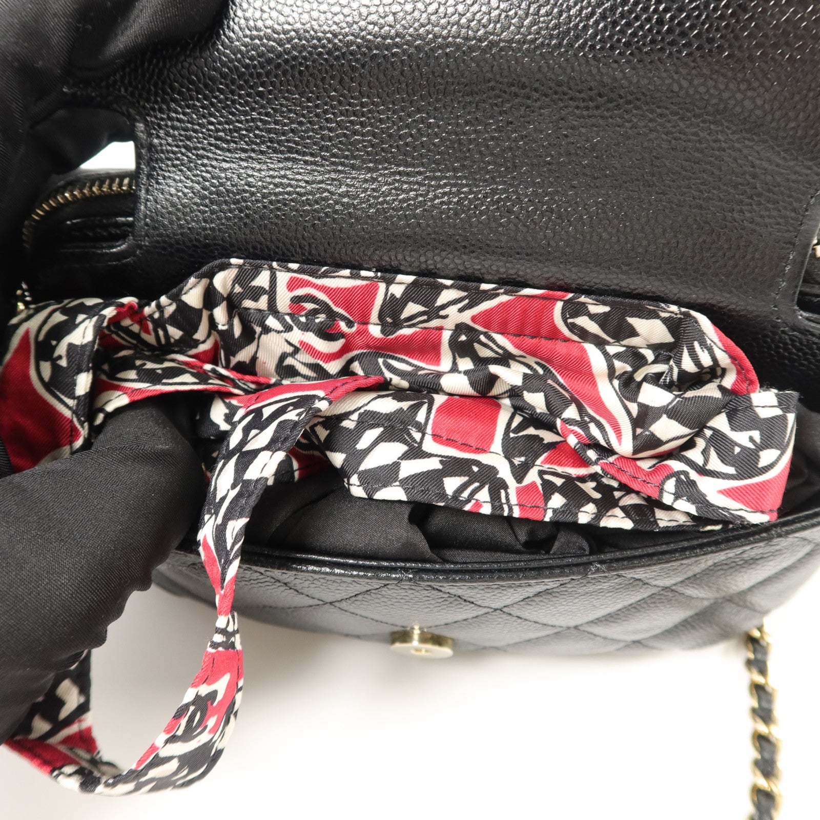 CHANEL 牛皮皮革Chain Shoulder鏈帶肩背袋