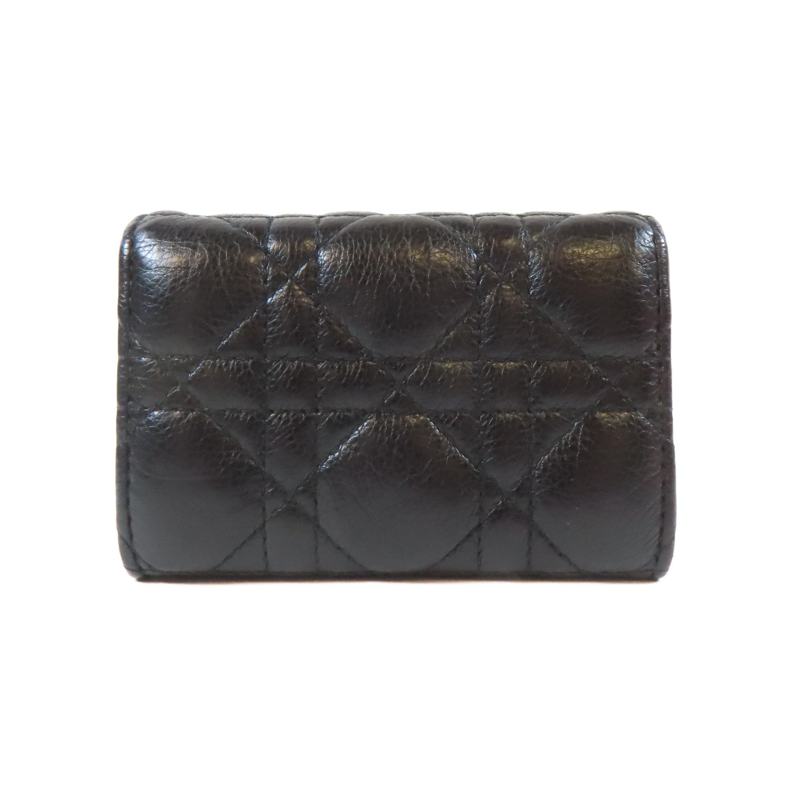 Dior 牛皮皮革Card Case金扣卡片套黑色