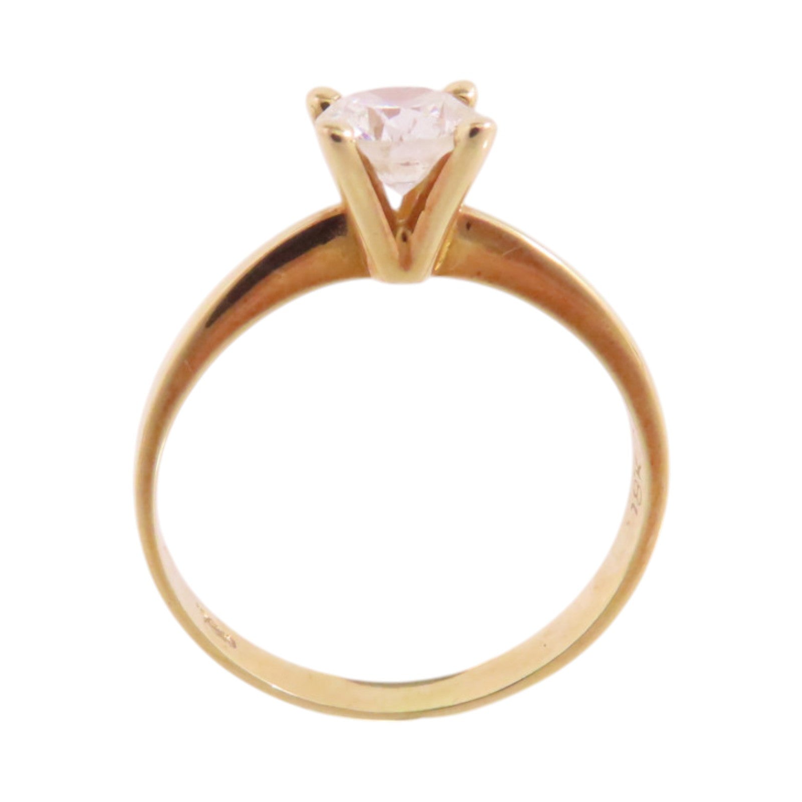 JEWELRY 【激減優惠】18K黃金/鑽石Diamond Ring戒指US#5.25