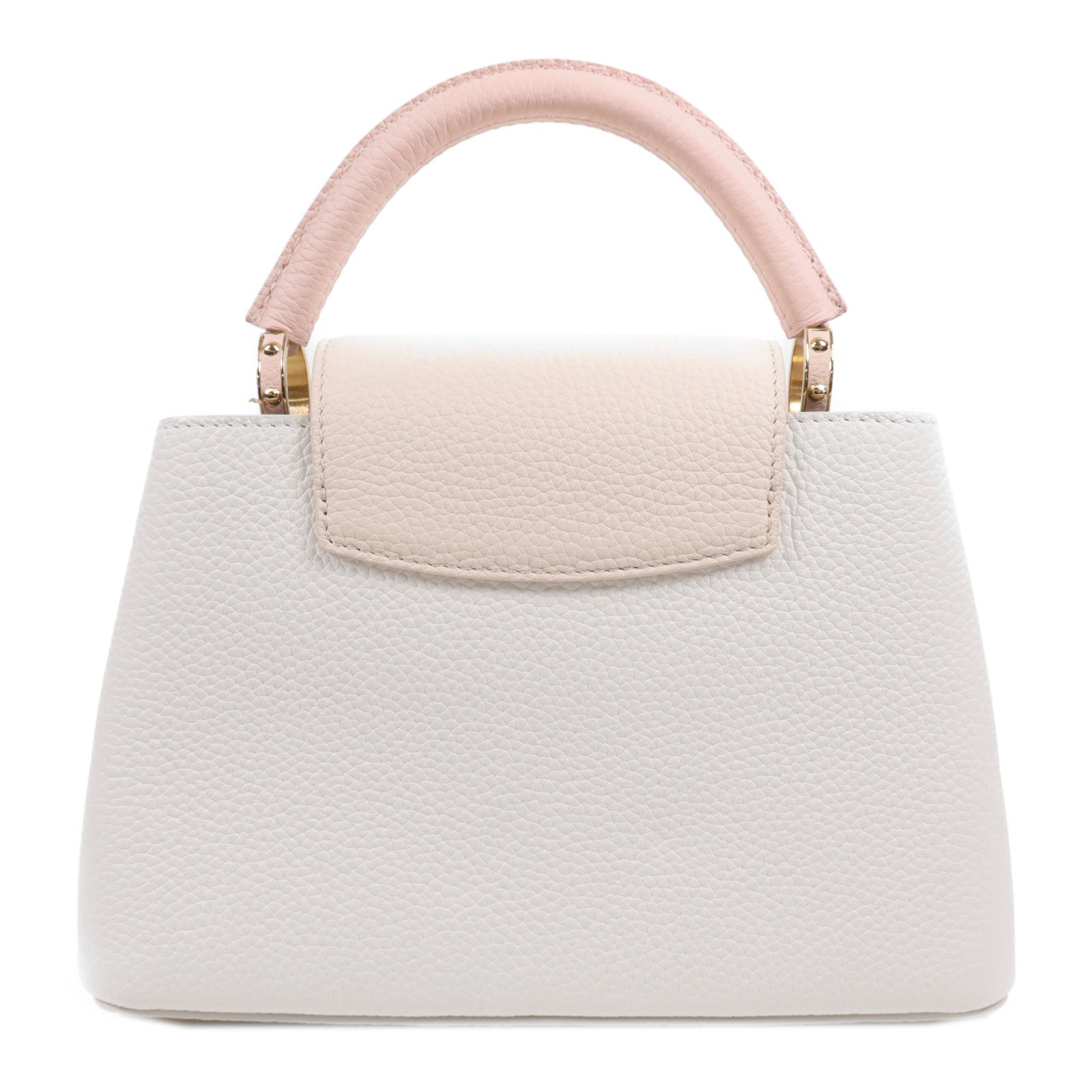 LOUIS VUITTON 牛皮皮革Capucines BB金扣手挽肩背兩用袋