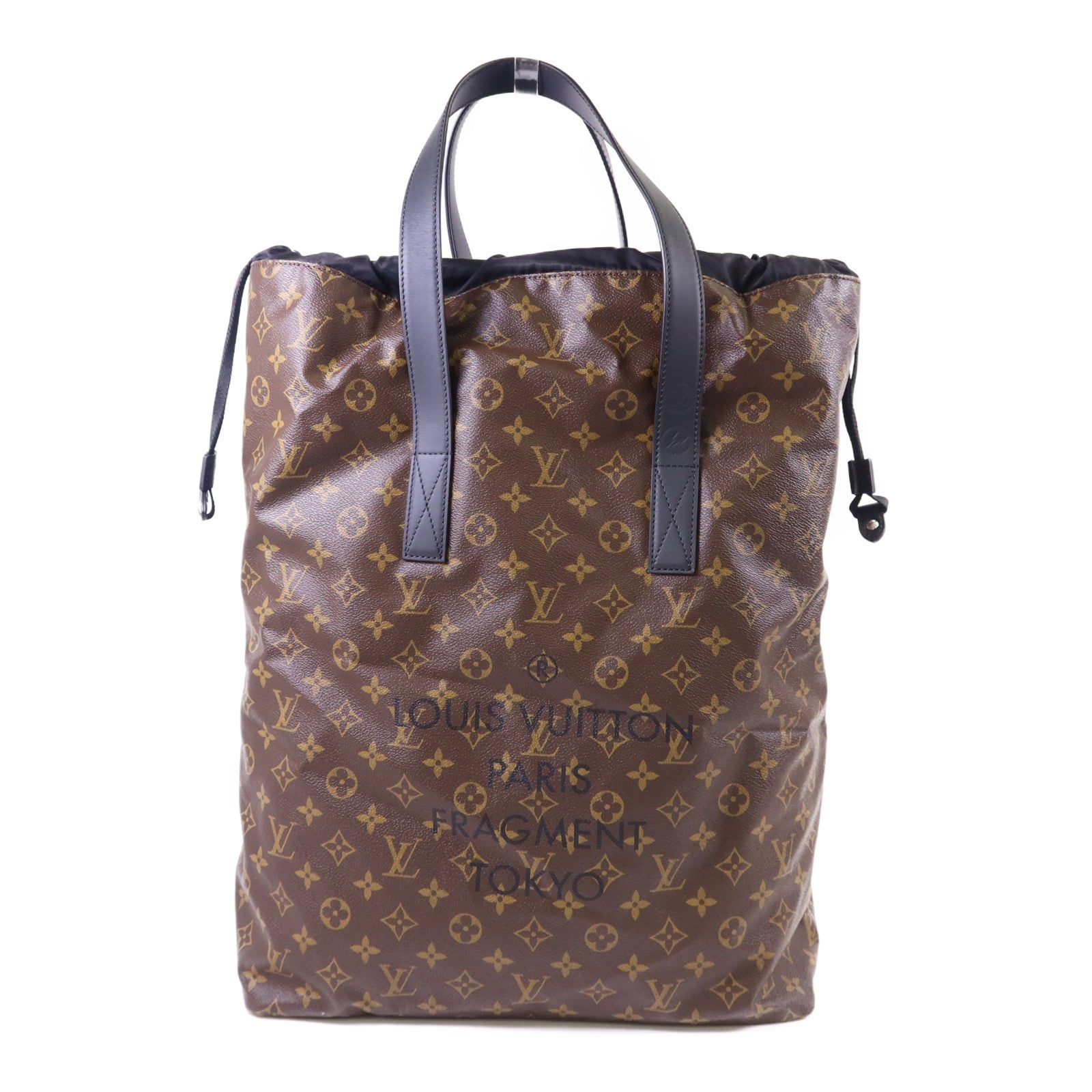 LOUIS VUITTON Monogram Macassar LV X Fragment Cabas Light Tote Bag銀扣手挽袋