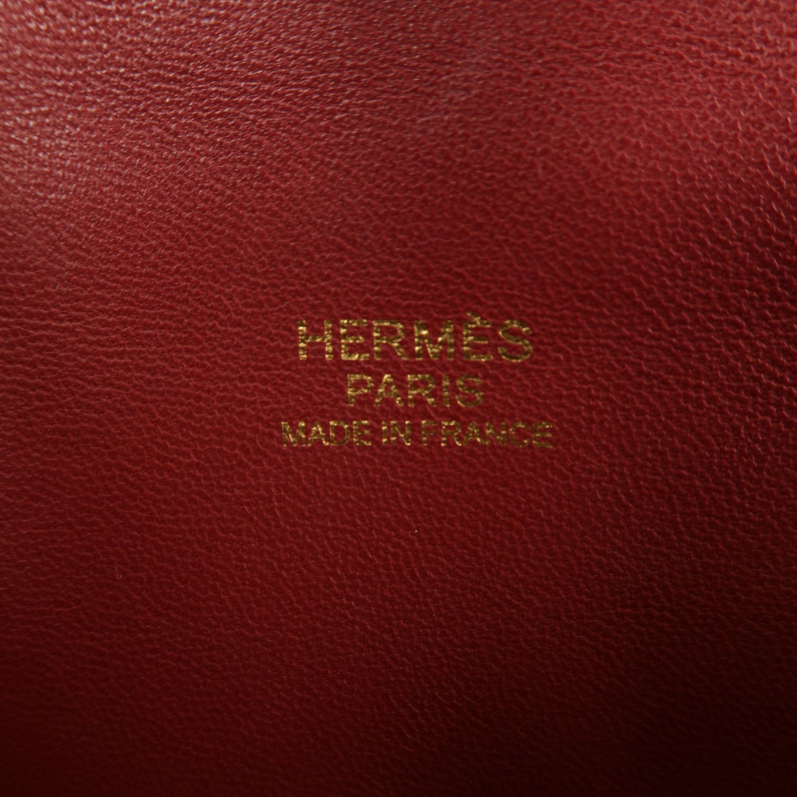 HERMES Evercolor皮革Toobox 20手挽袋Rouge Grenat