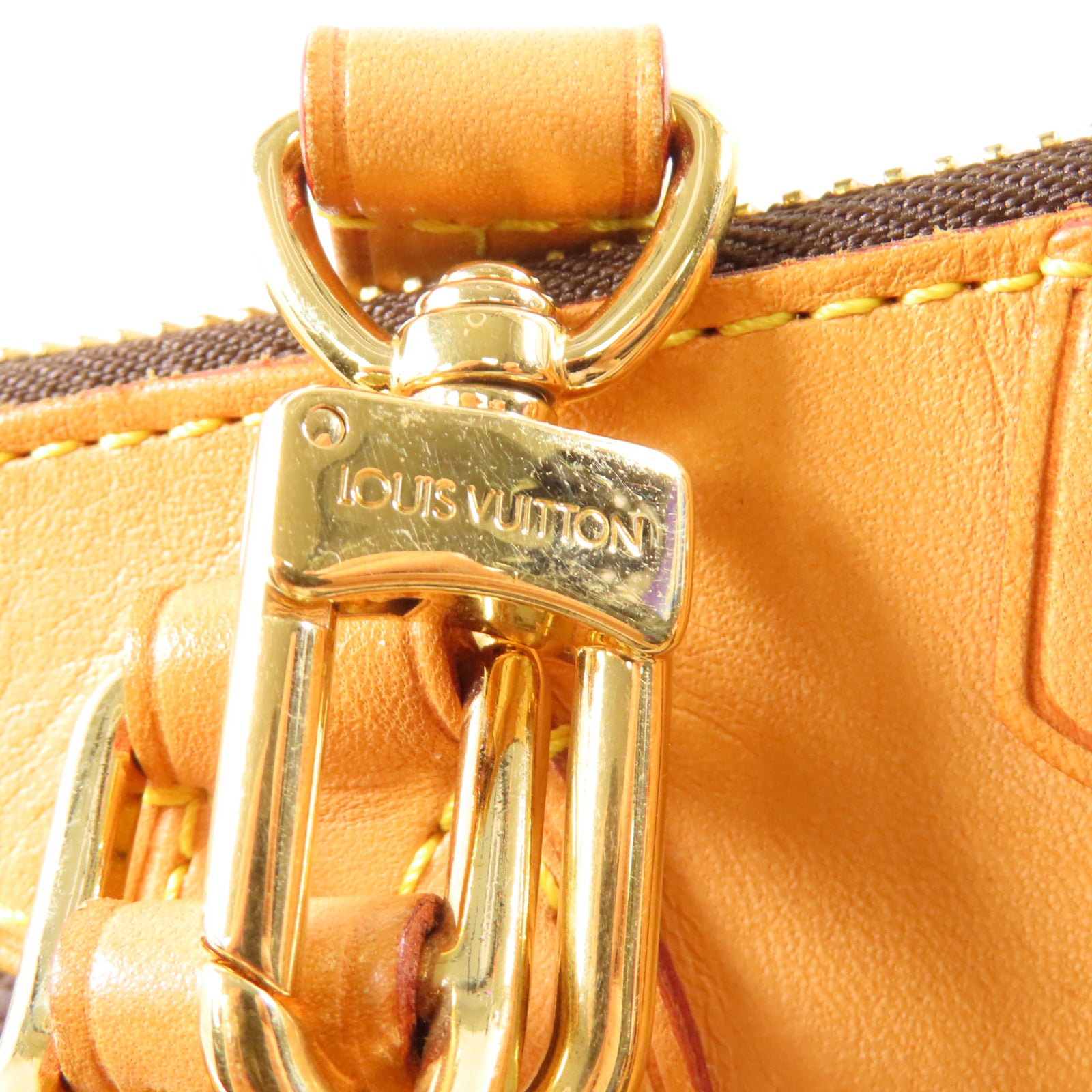 LOUIS VUITTON Monogram Segur金扣手挽肩背兩用袋啡色
