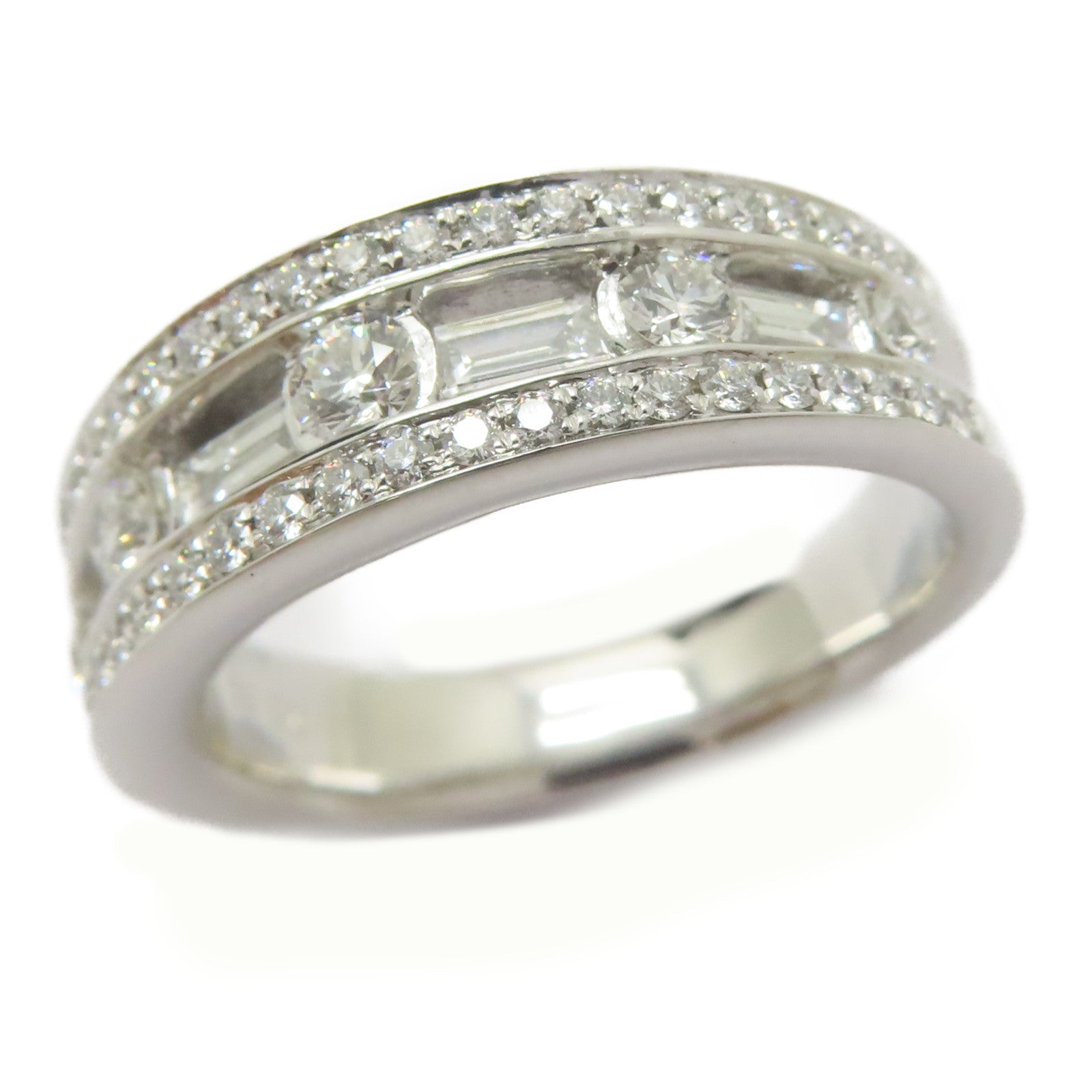 JEWELRY 18K白金Diamond Ring 0.89ct鑽石戒指US#8.5