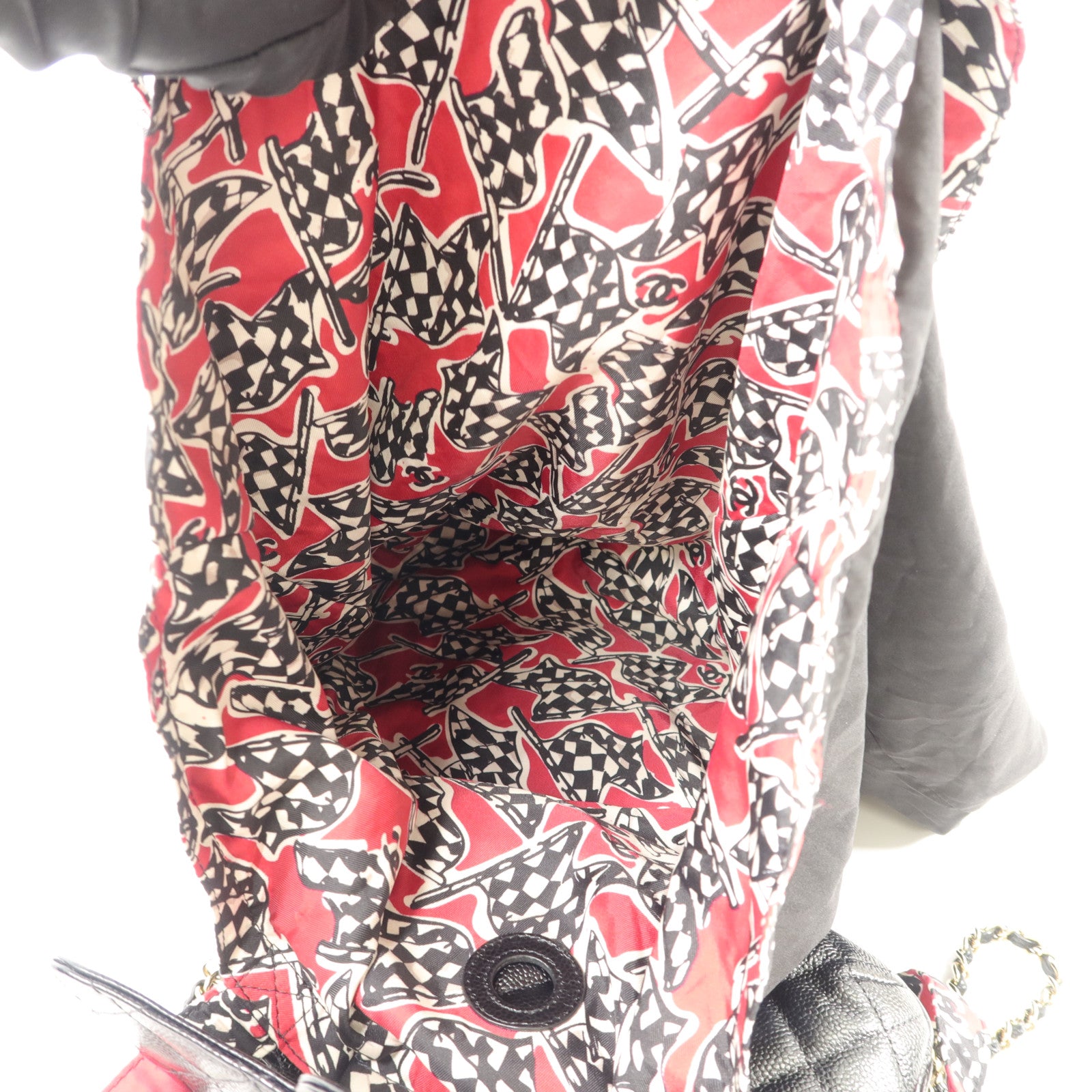 CHANEL 牛皮皮革Chain Shoulder鏈帶肩背袋