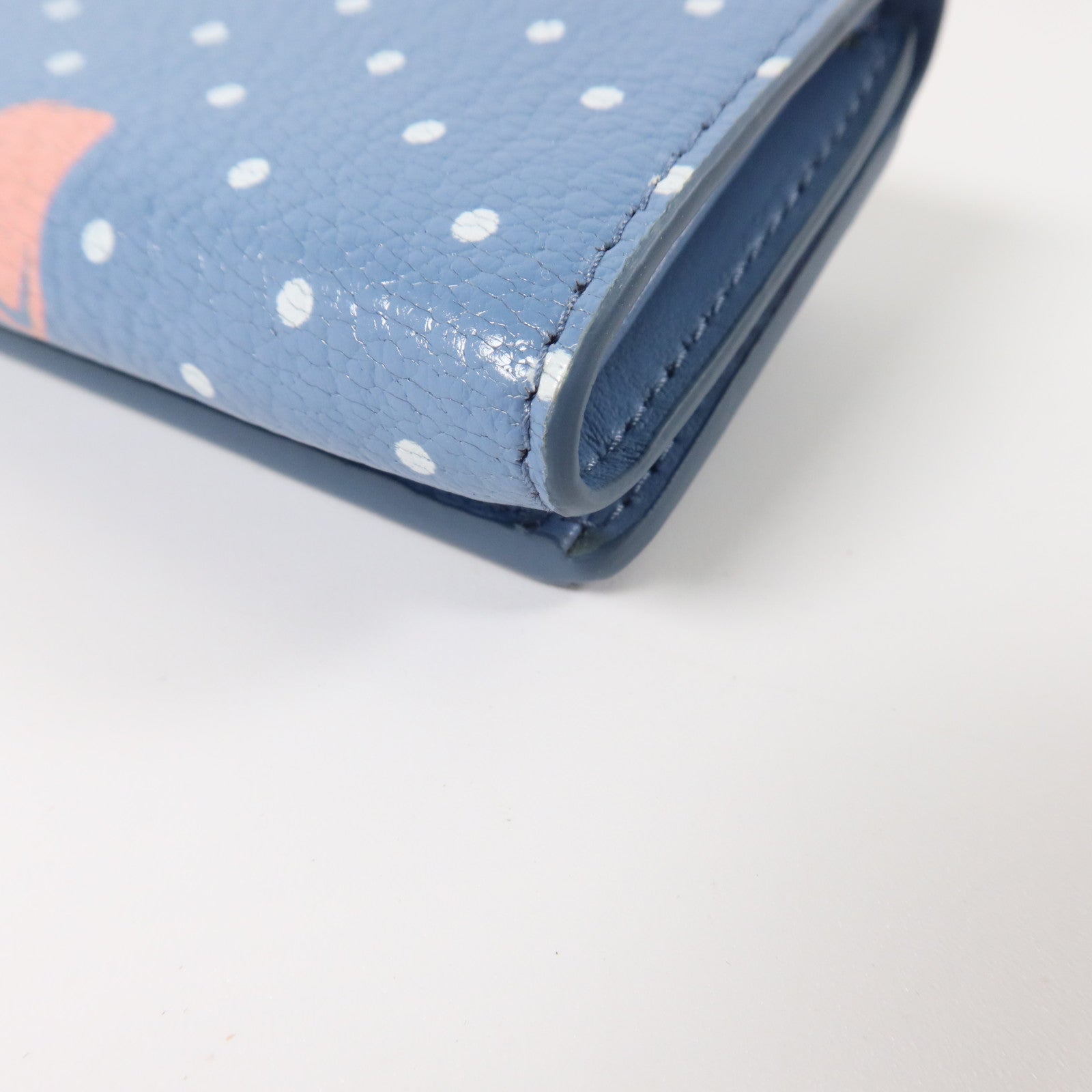 Miu Miu 牛皮皮革Mini Wallet金扣錢包