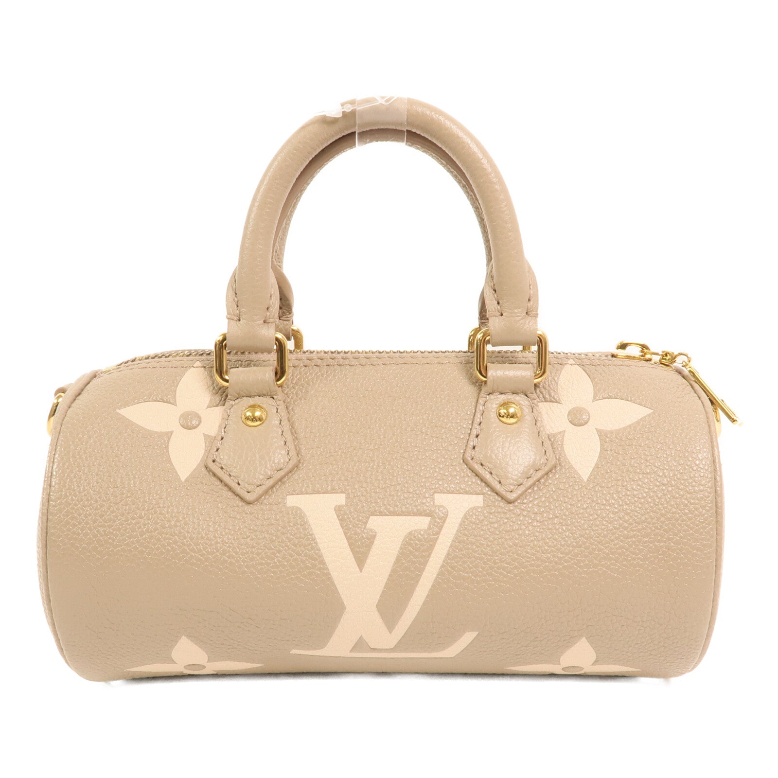 LOUIS VUITTON 【激減優惠】Monogram Empreinte Papillon BB金扣手挽肩背兩用袋