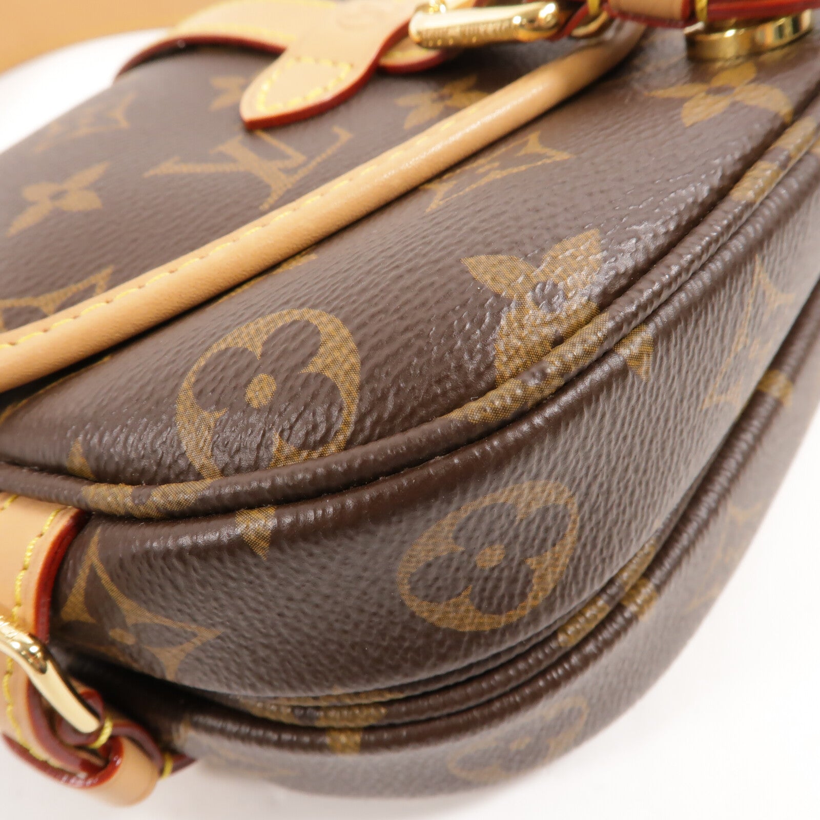 LOUIS VUITTON Monogram Saumur BB金扣手挽肩背兩用袋