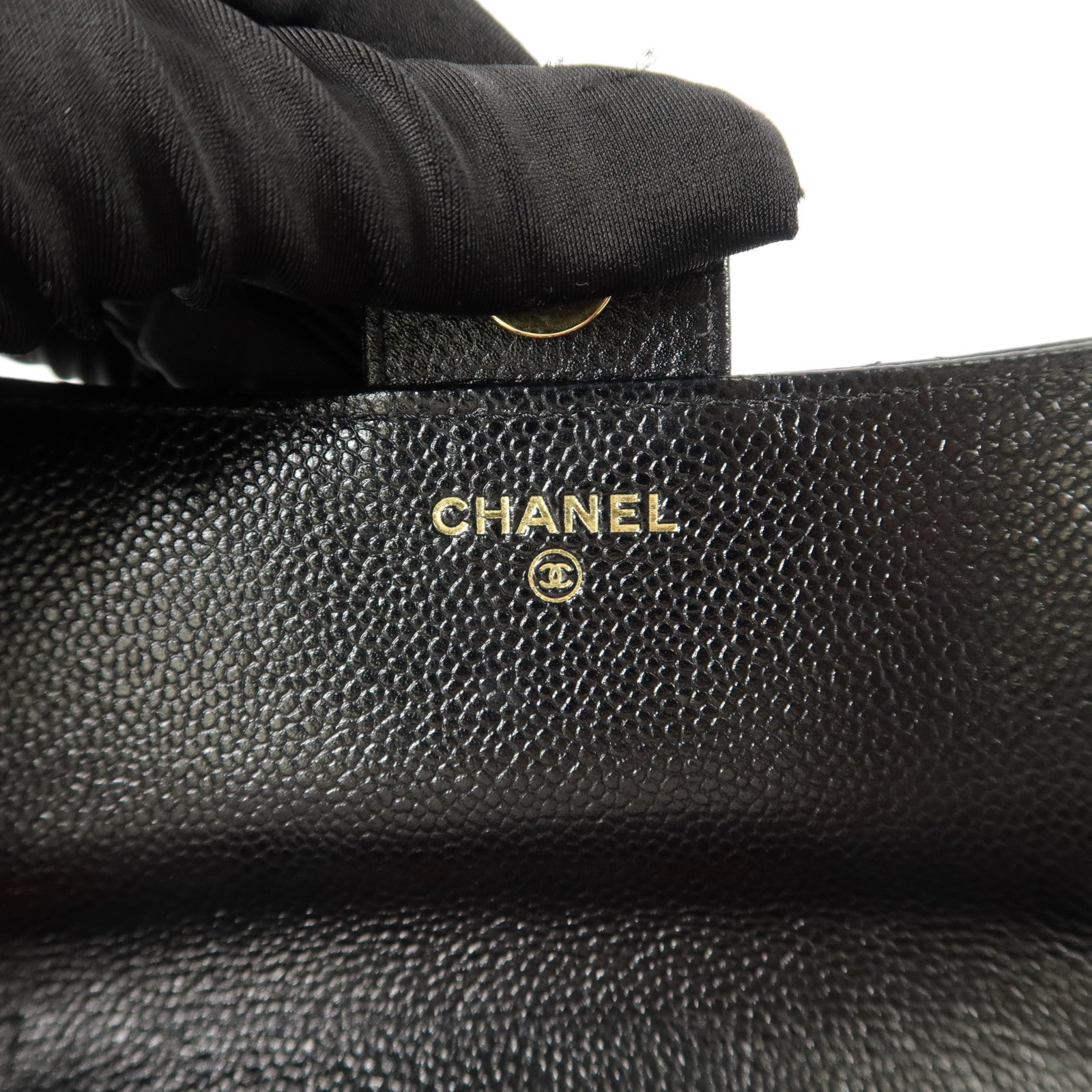 CHANEL 牛皮皮革Chain Shoulder鏈帶肩背袋