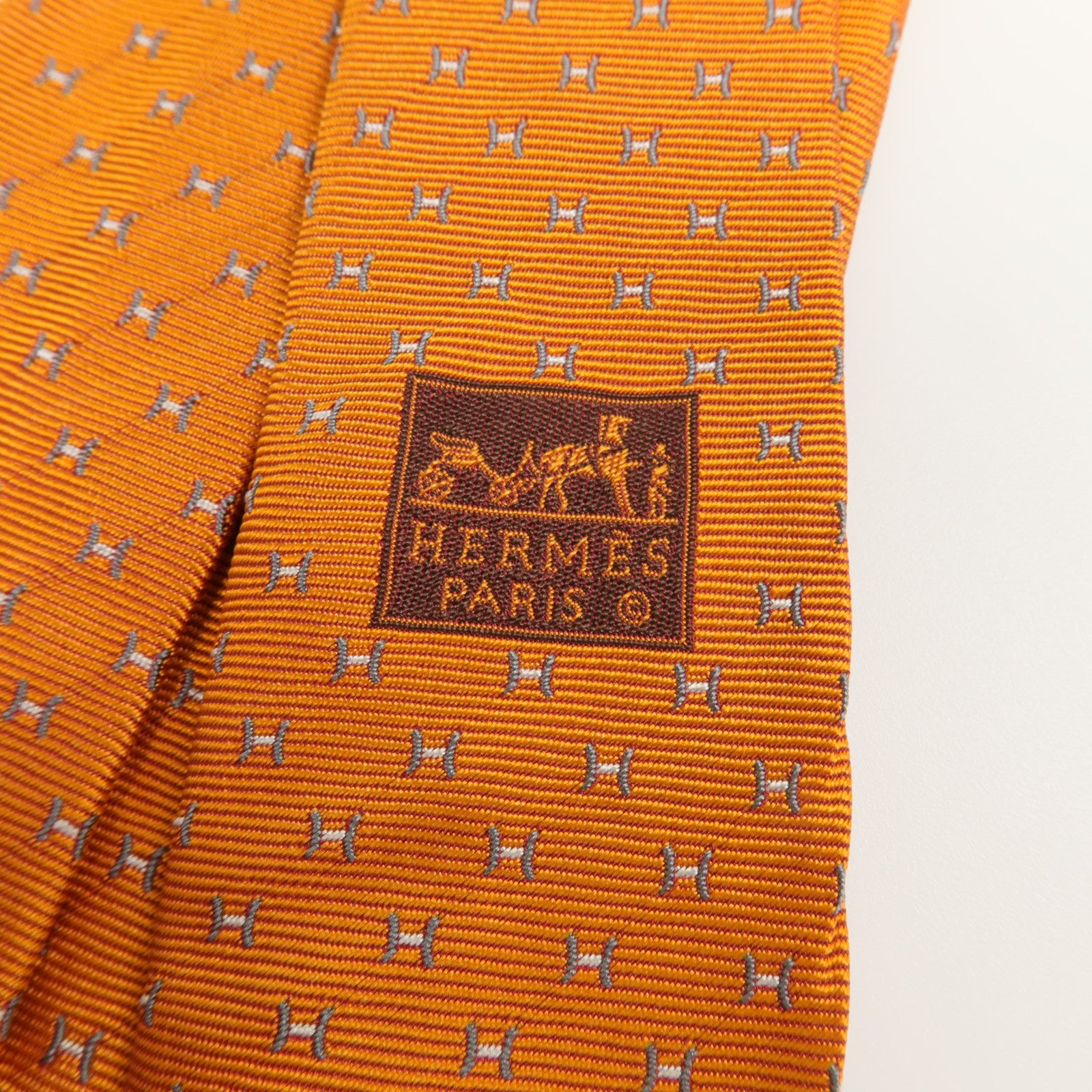 HERMES 絲質Necktie領帶