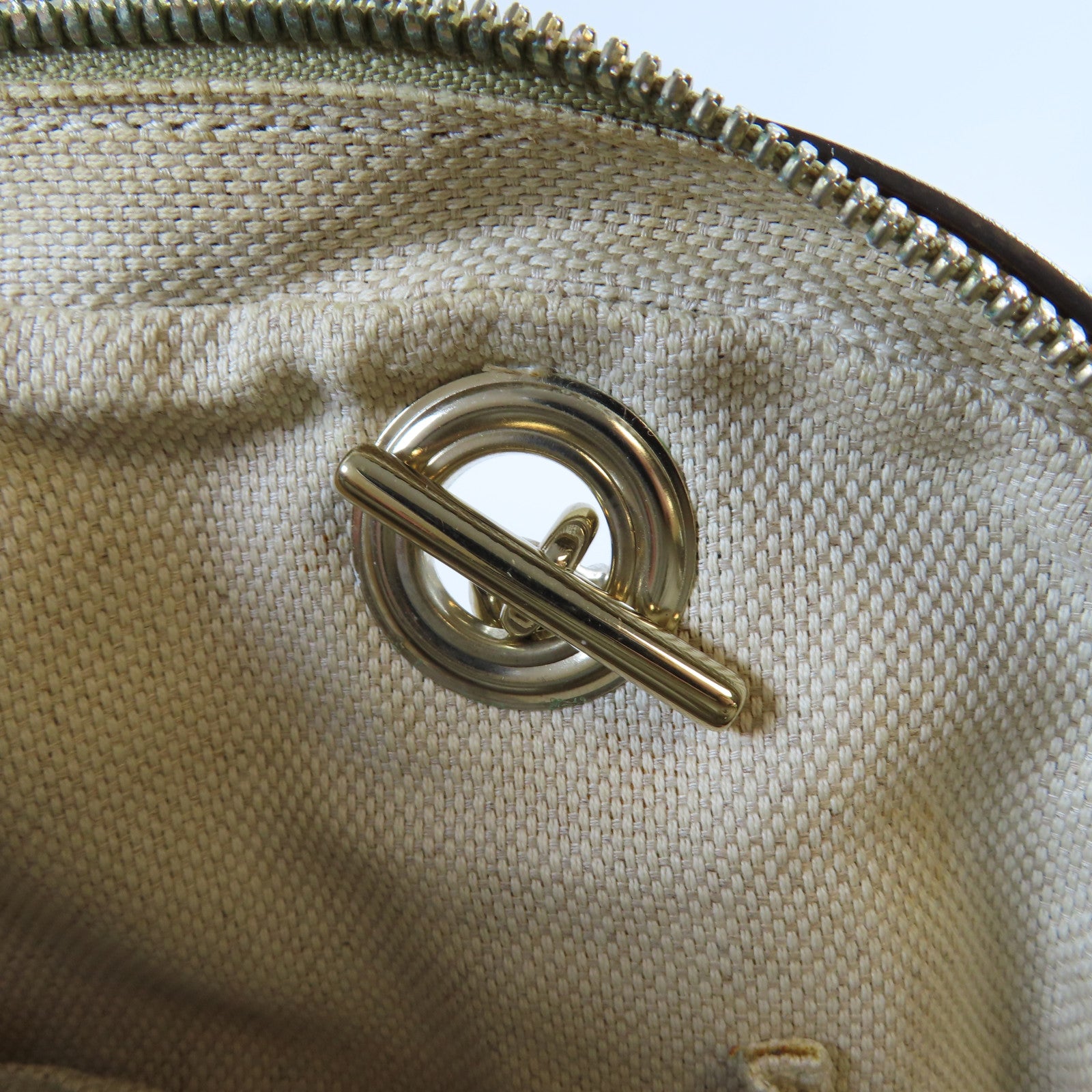 GUCCI 【激減優惠】牛皮皮革Soho Chain Shoulder Bag銀扣肩背袋米色