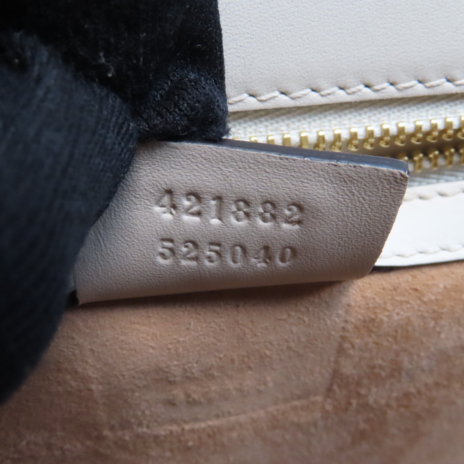 GUCCI 牛皮皮革Sylvie金扣肩背袋白色
